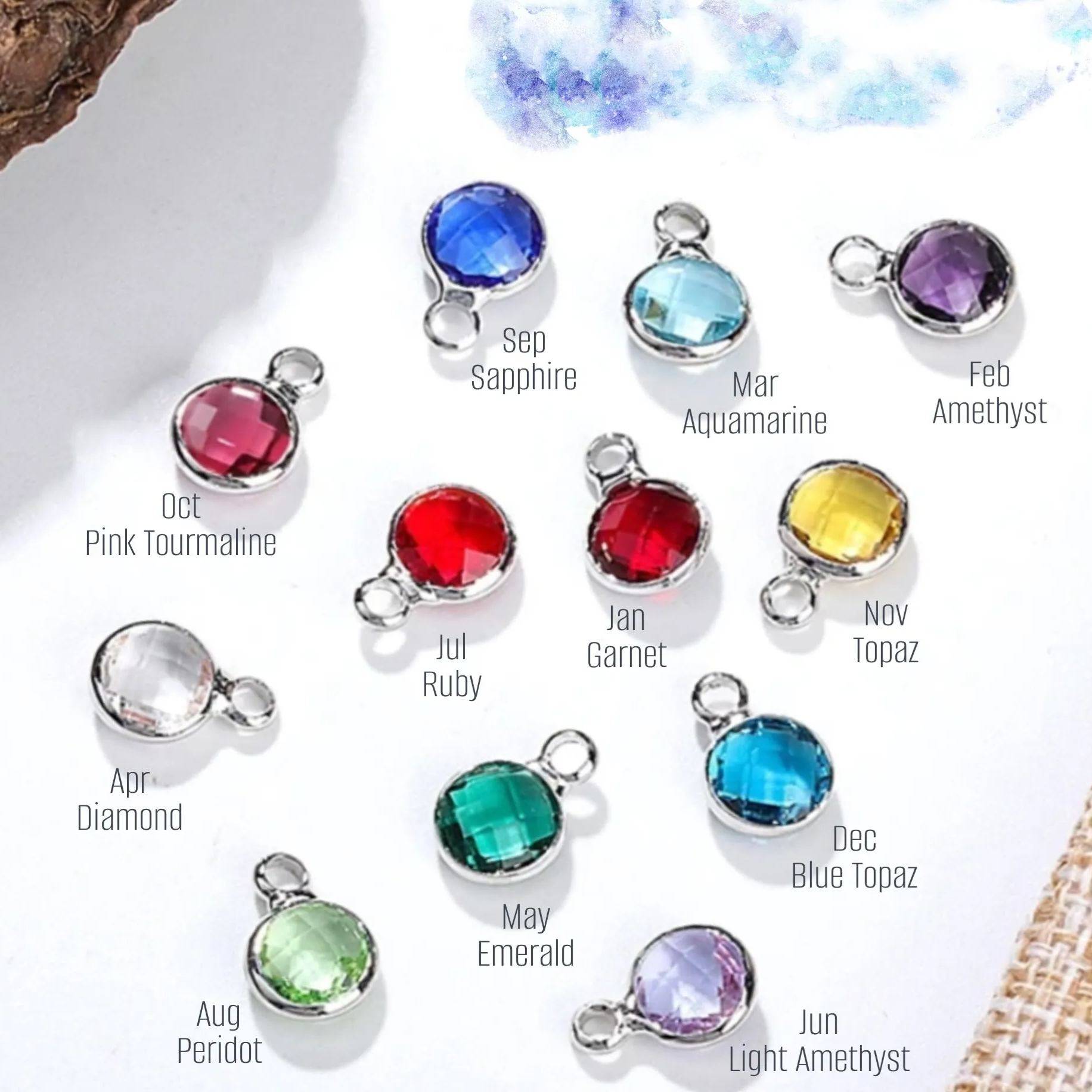 For Love - Custom Birthstone & Initials Knot Bracelet 