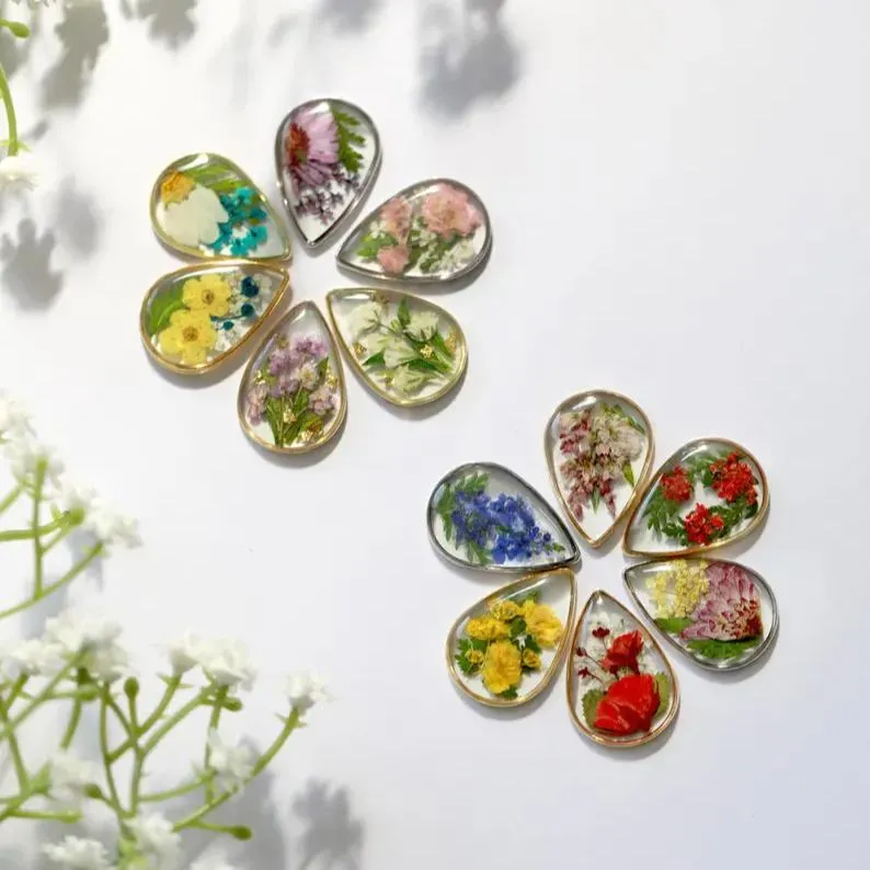 🌸2025 Spring New Sale - Personalized Birth Flower Teardrop Necklace