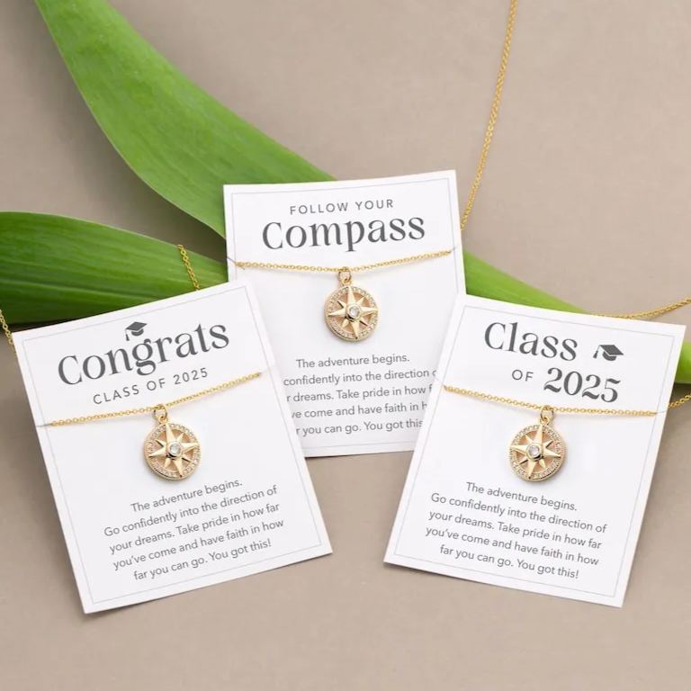 🎓️Graduation Gift🎁-Follow Your Compass Necklace