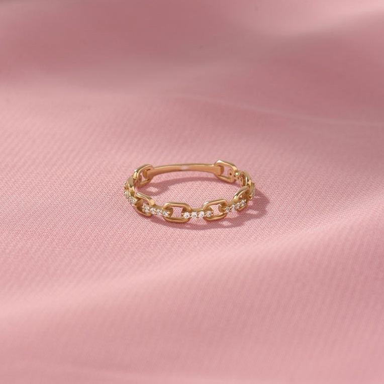 Mother And Daughter Forever Linked Together Ring