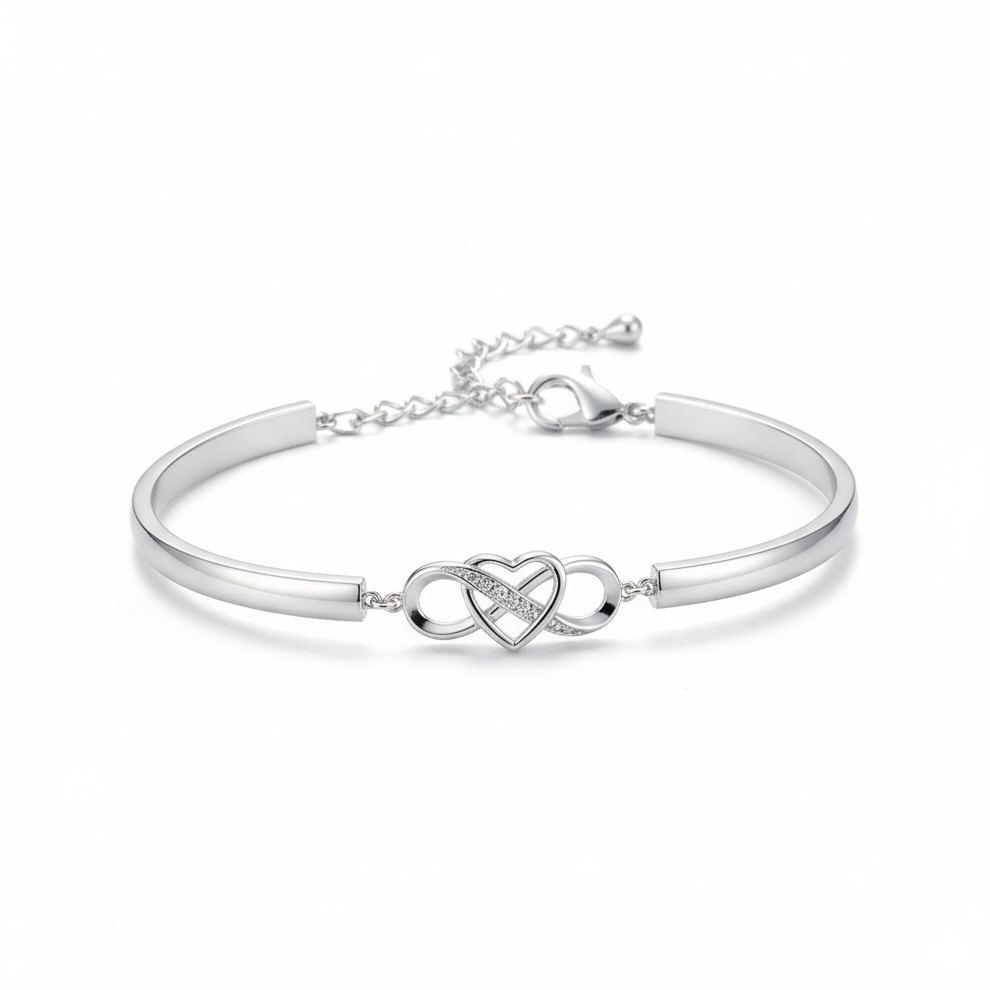To My Granddaughter - Keep Me In Your Heart Infinity Bracelet