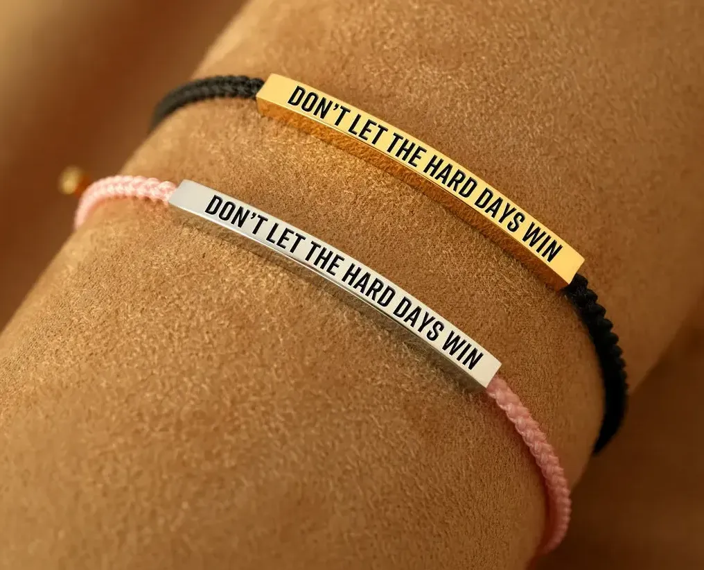 🌸MOTHER'S DAY HOT SALE💝DON'T LET THE HARD DAYS WIN BRACELET