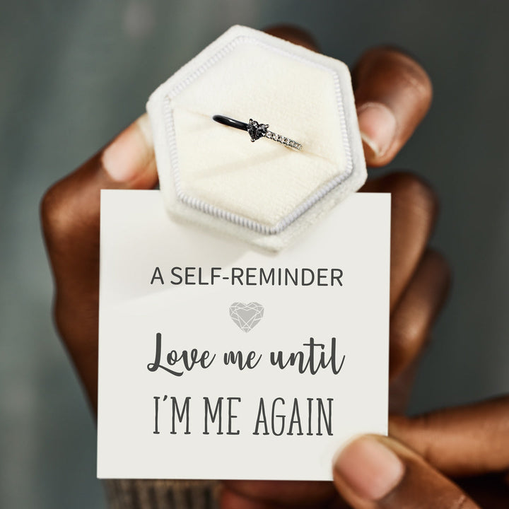 For Yourself - Love Me Until I'm Me Again Enamel Ring