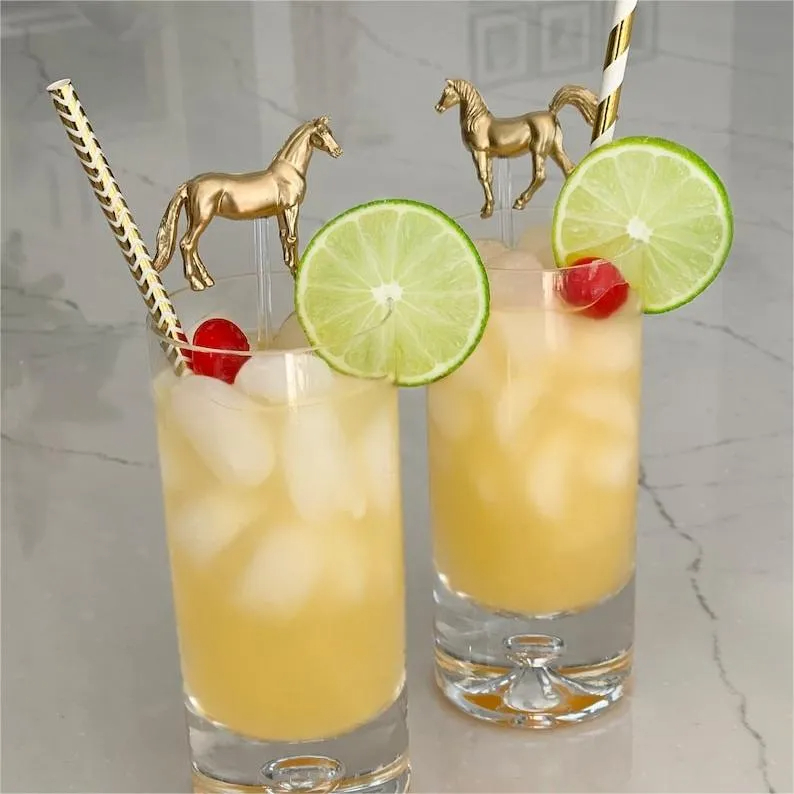 🐴Kentucky Derby Horse Drink Stirrers - Set of 6