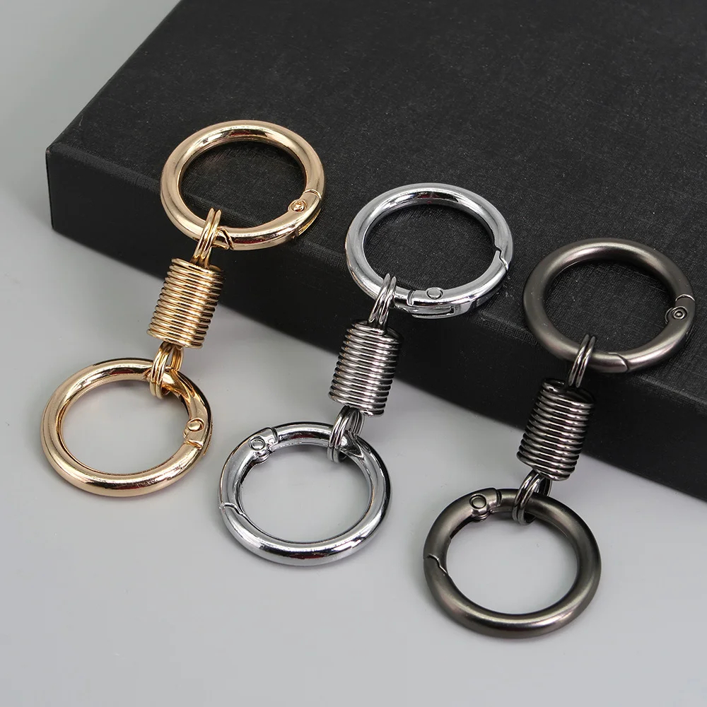 🔥Christmas Hot Sale 50% OFF🔥Nordic Spring Double Ring Keychain