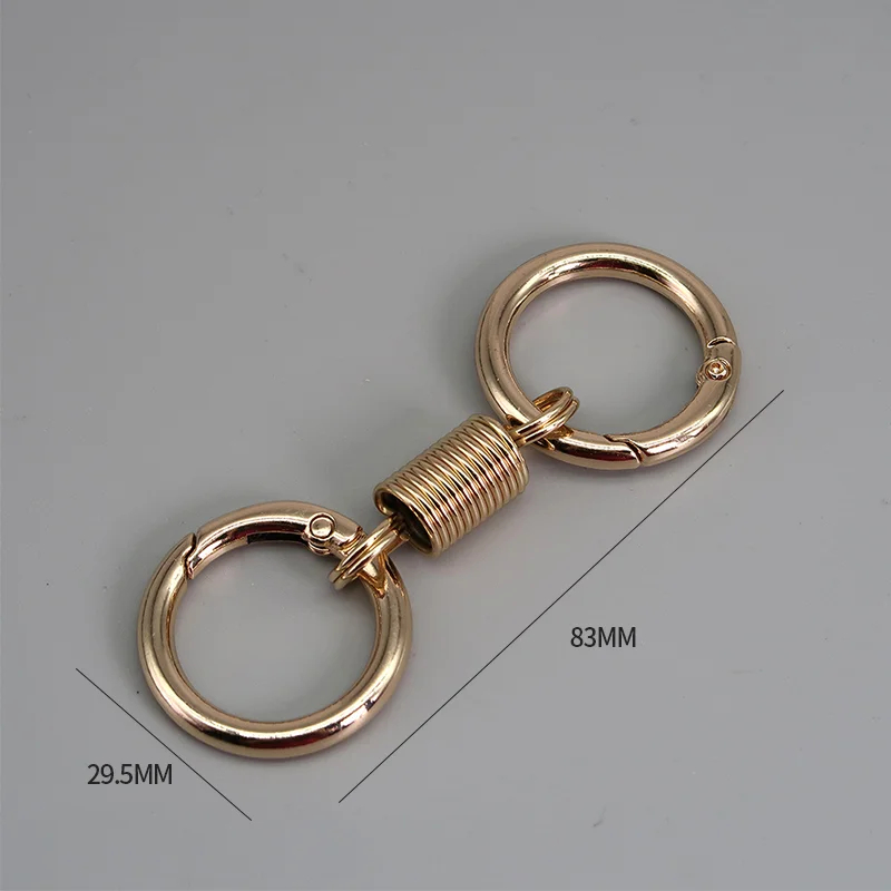 🔥Christmas Hot Sale 50% OFF🔥Nordic Spring Double Ring Keychain