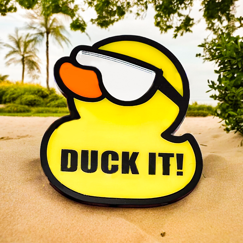🤣FUNNY DUCK CAR TRUCK BADGE