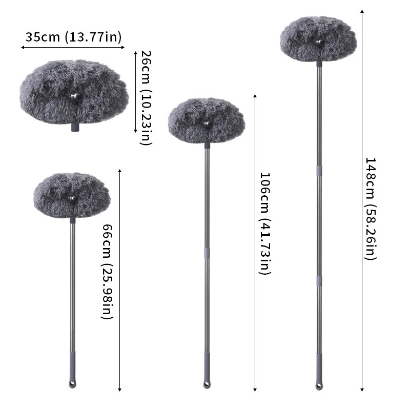Ceiling fan dust collector