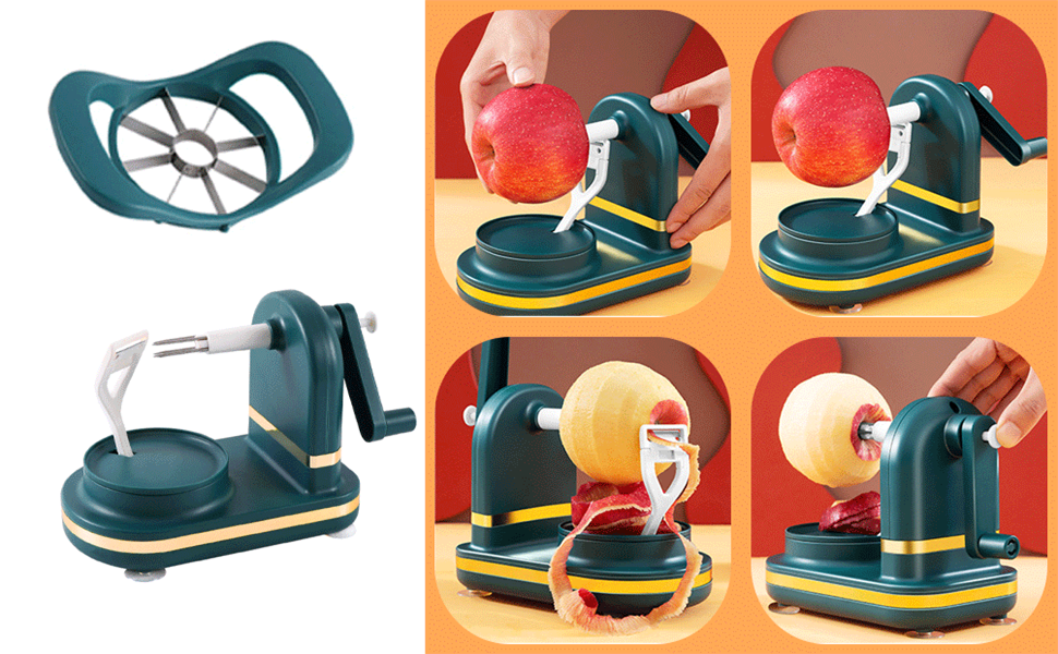 Hand-cranked peeling machine