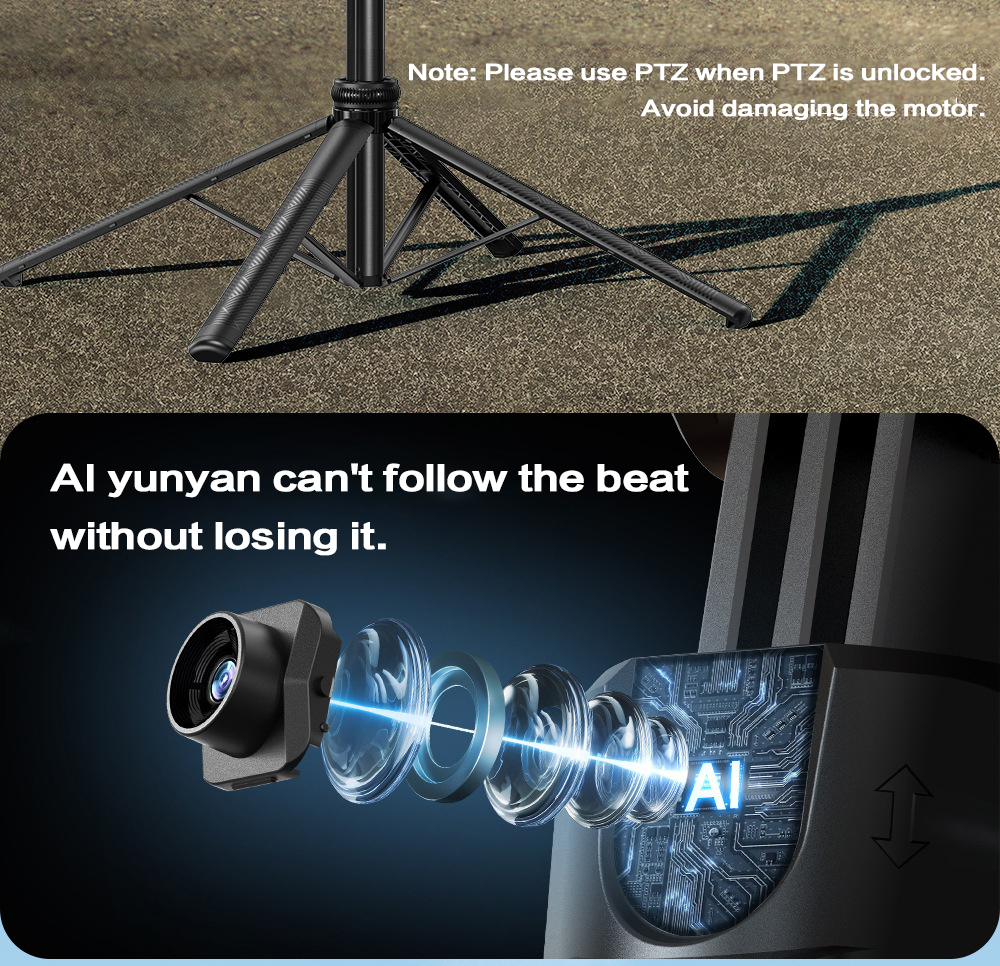 C17AI Smart Pan-tilt Selfie Stick