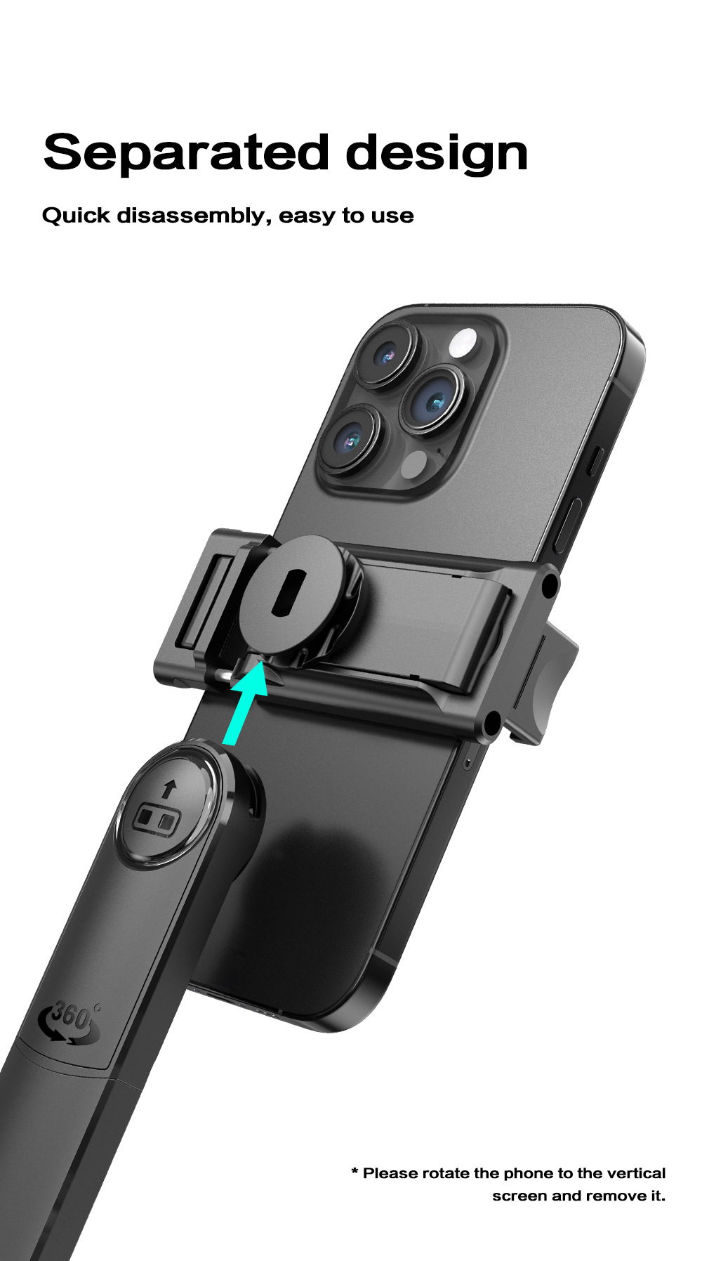 C17AI Smart Pan-tilt Selfie Stick