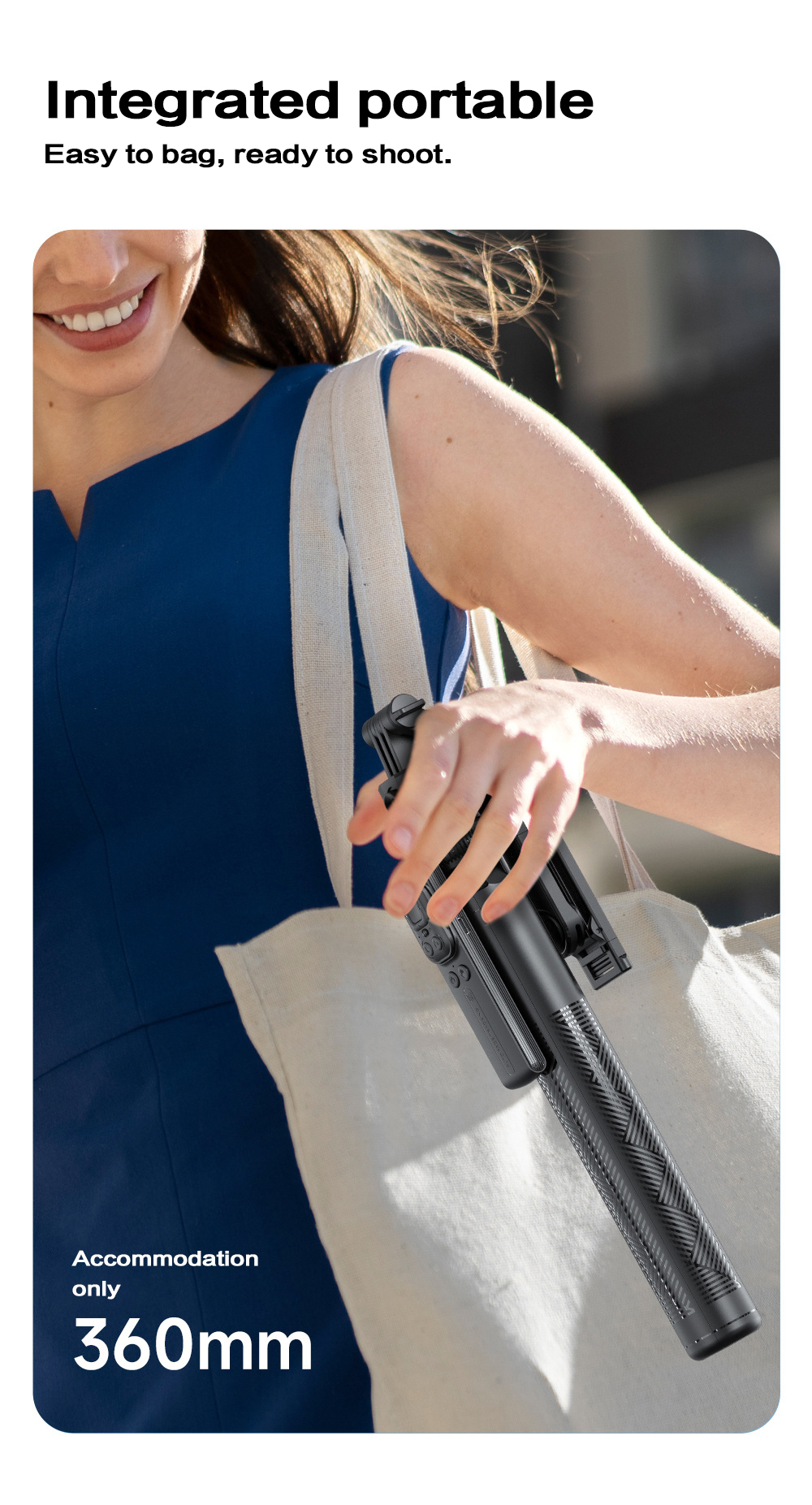 C17AI Smart Pan-tilt Selfie Stick