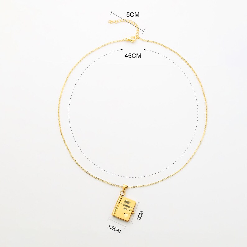 💖🎁The best gift for mom - necklace gratitude book