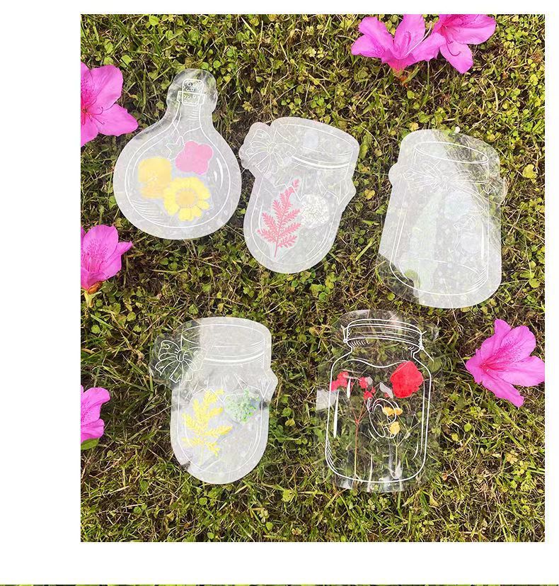 🌼DIY Transparent Dried Flower Bookmarks