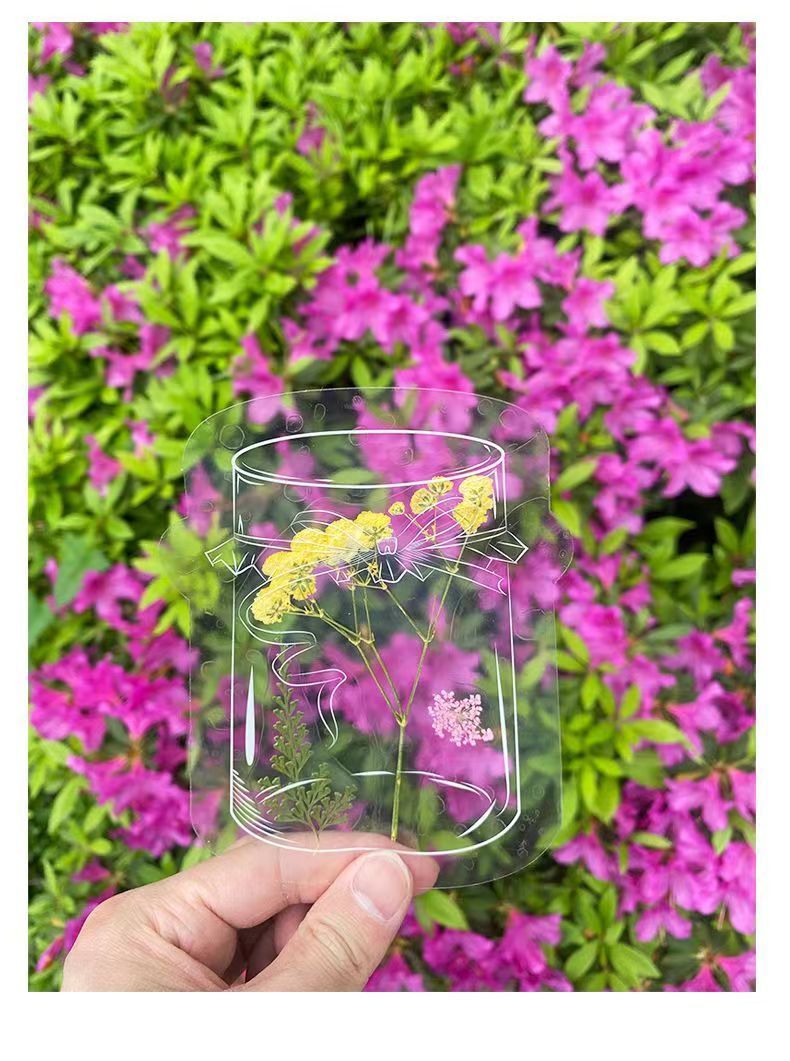 🌼DIY Transparent Dried Flower Bookmarks