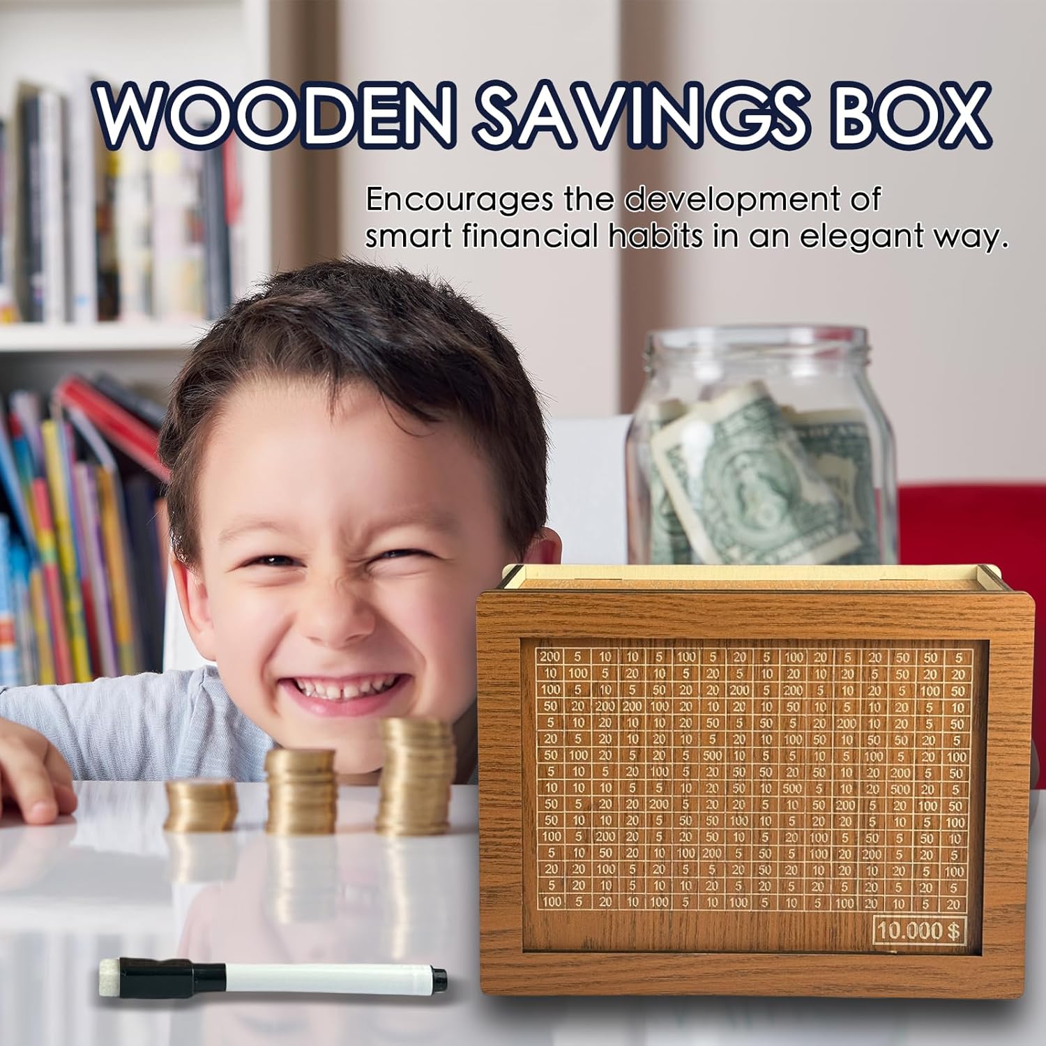 Money Saving Box with Money Target
