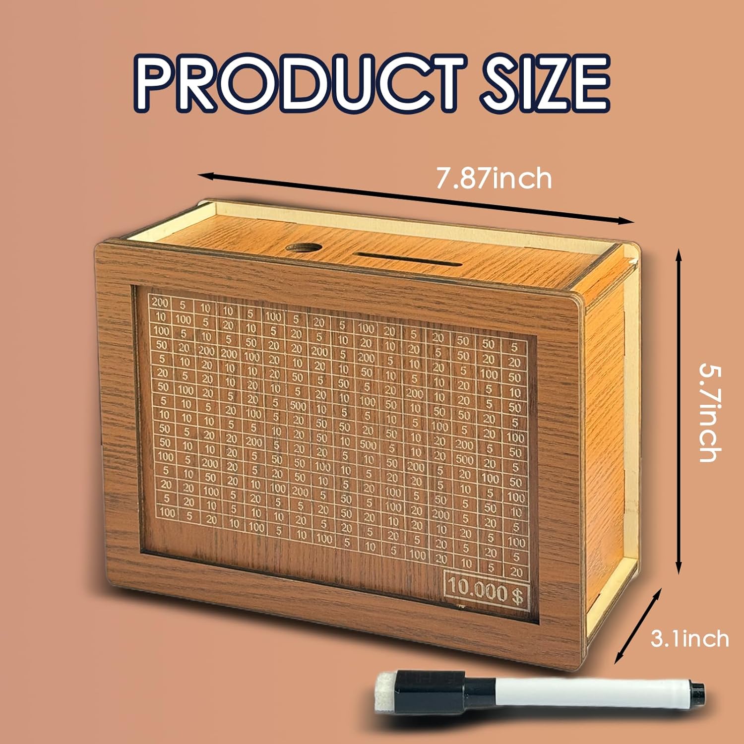 Money Saving Box with Money Target