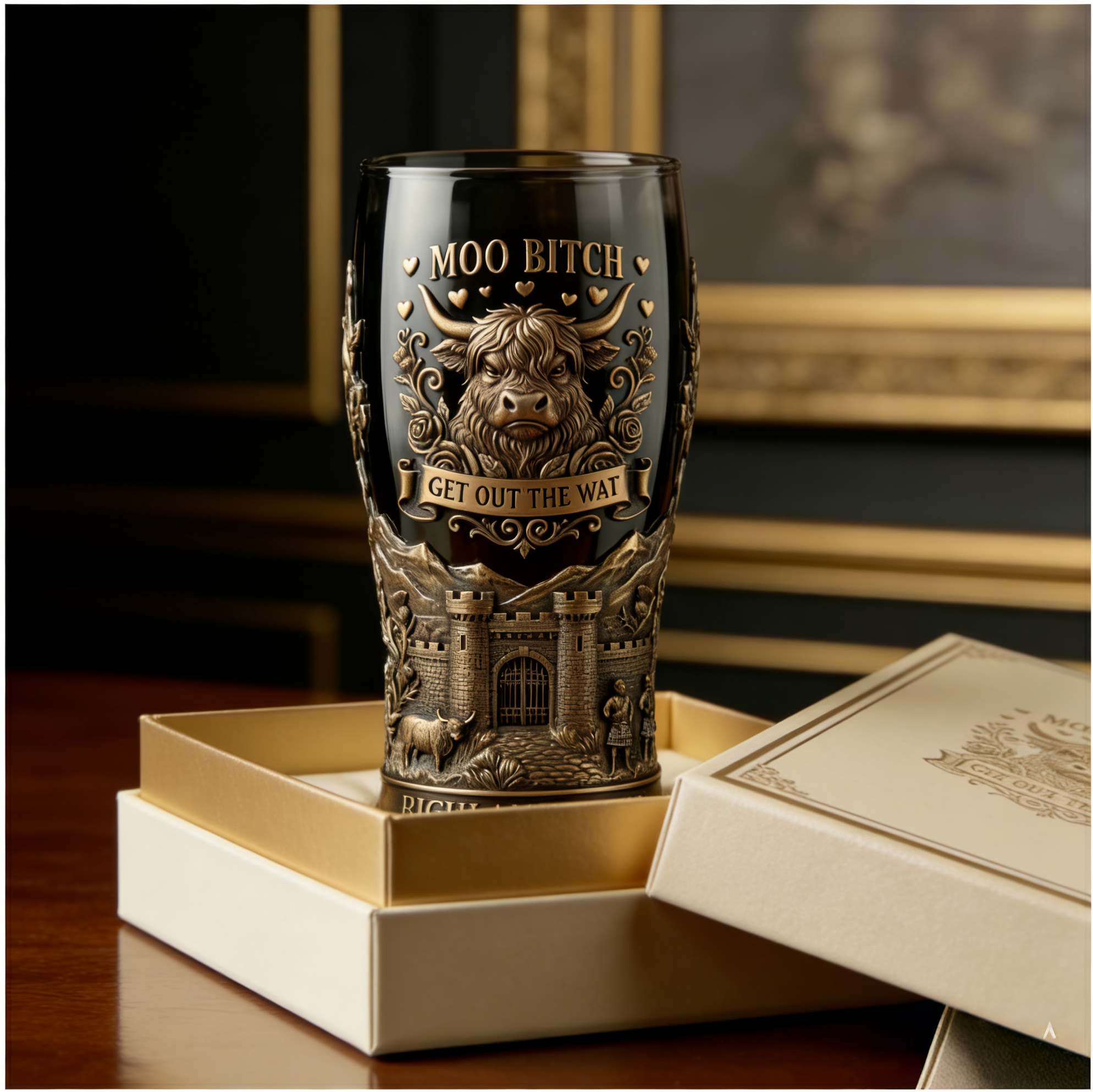 Highland Cow Beer Stein