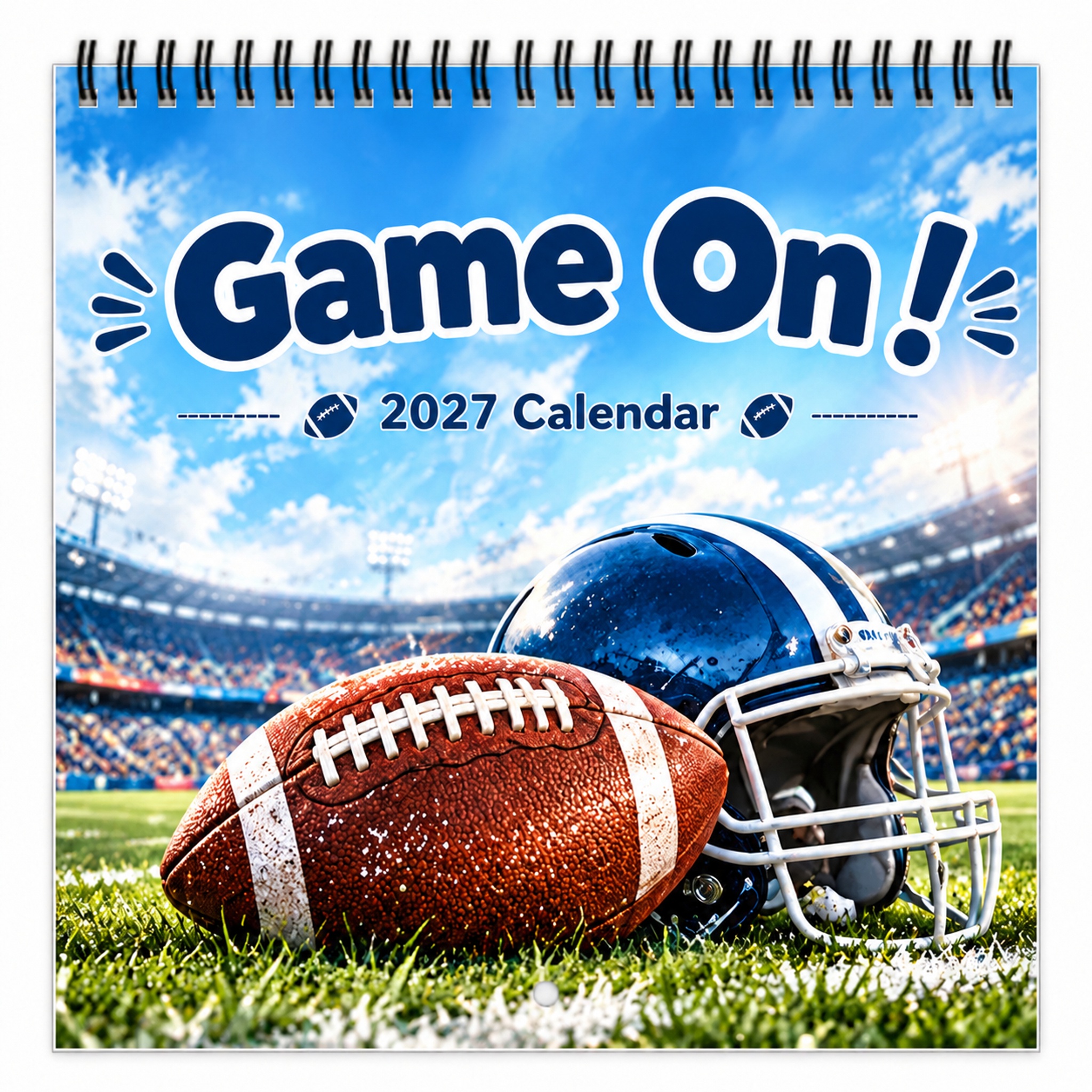 🏆 Game Day All Year – 2027 Sports Wall Calendar