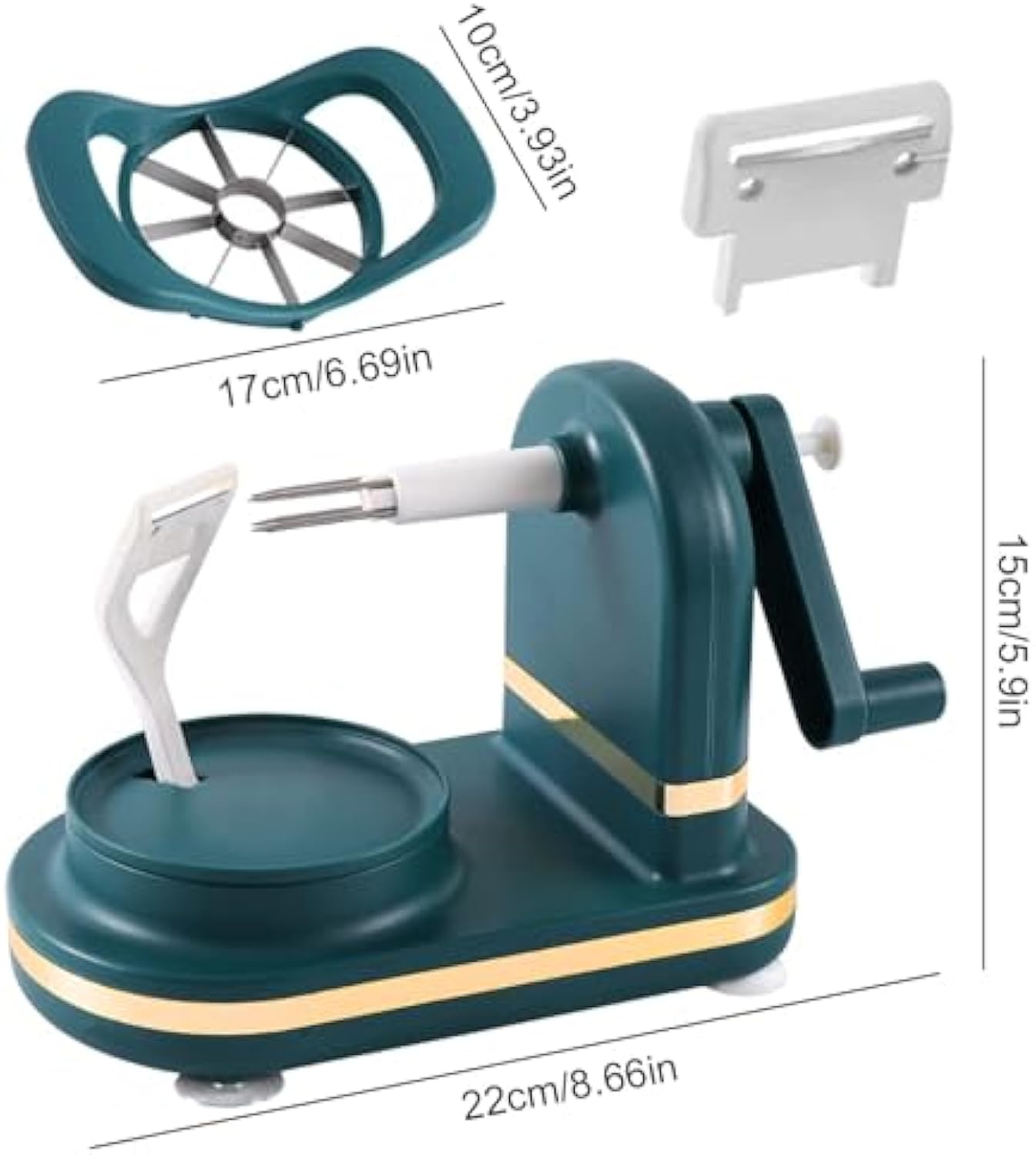 Hand-cranked peeling machine