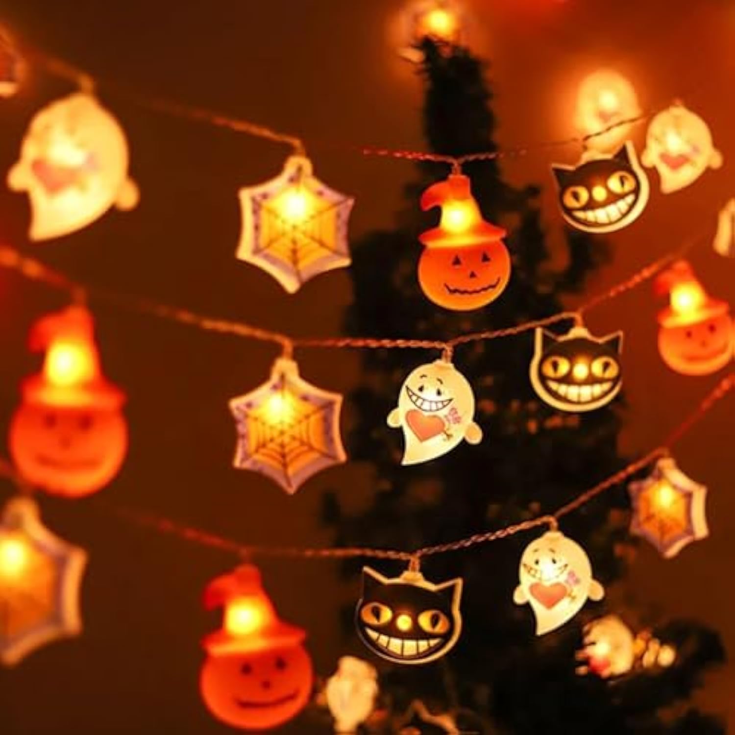 2025 New LED Halloween Light String Atmosphere Decorative Lights