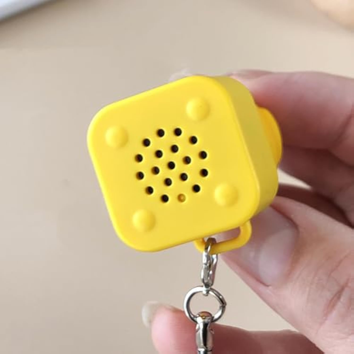 Duck Quacking Fidget Keychain