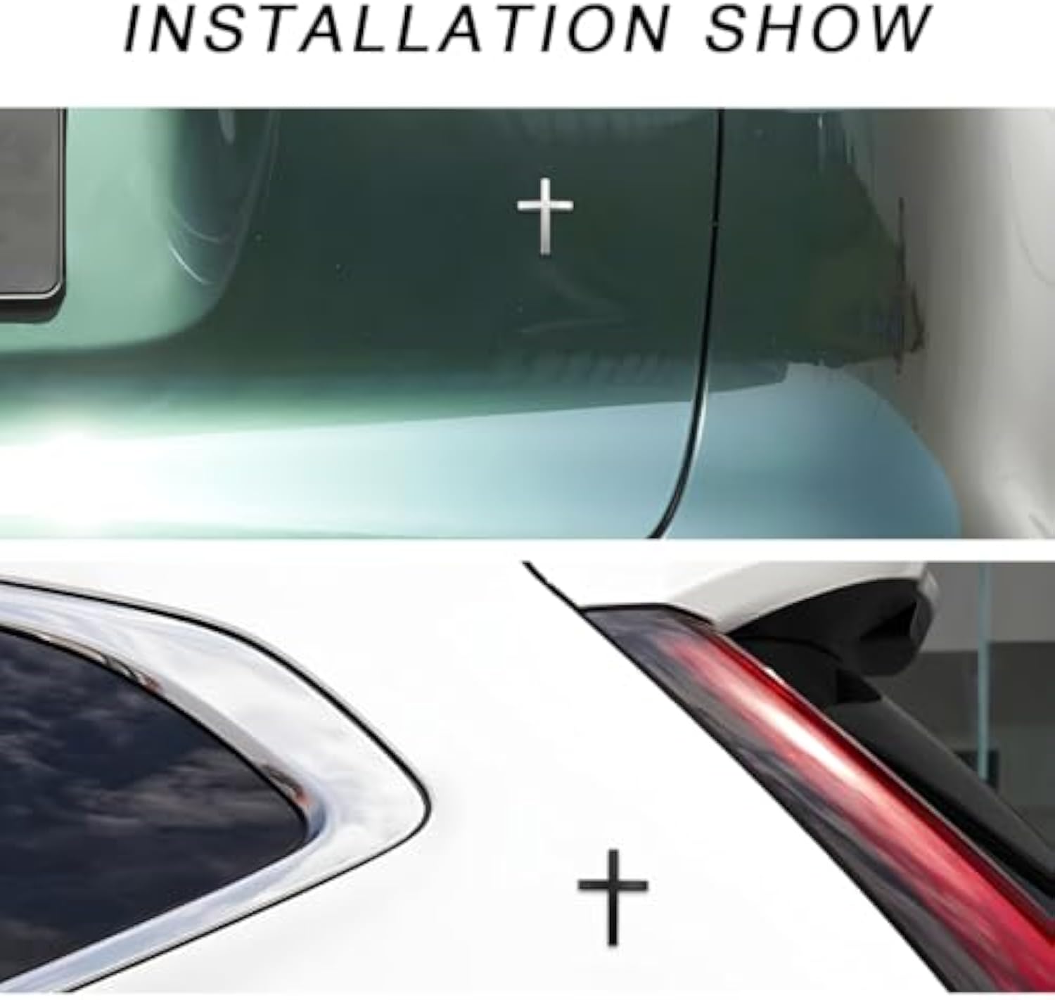 Metal Jesus Christ Cross Badge Stickers