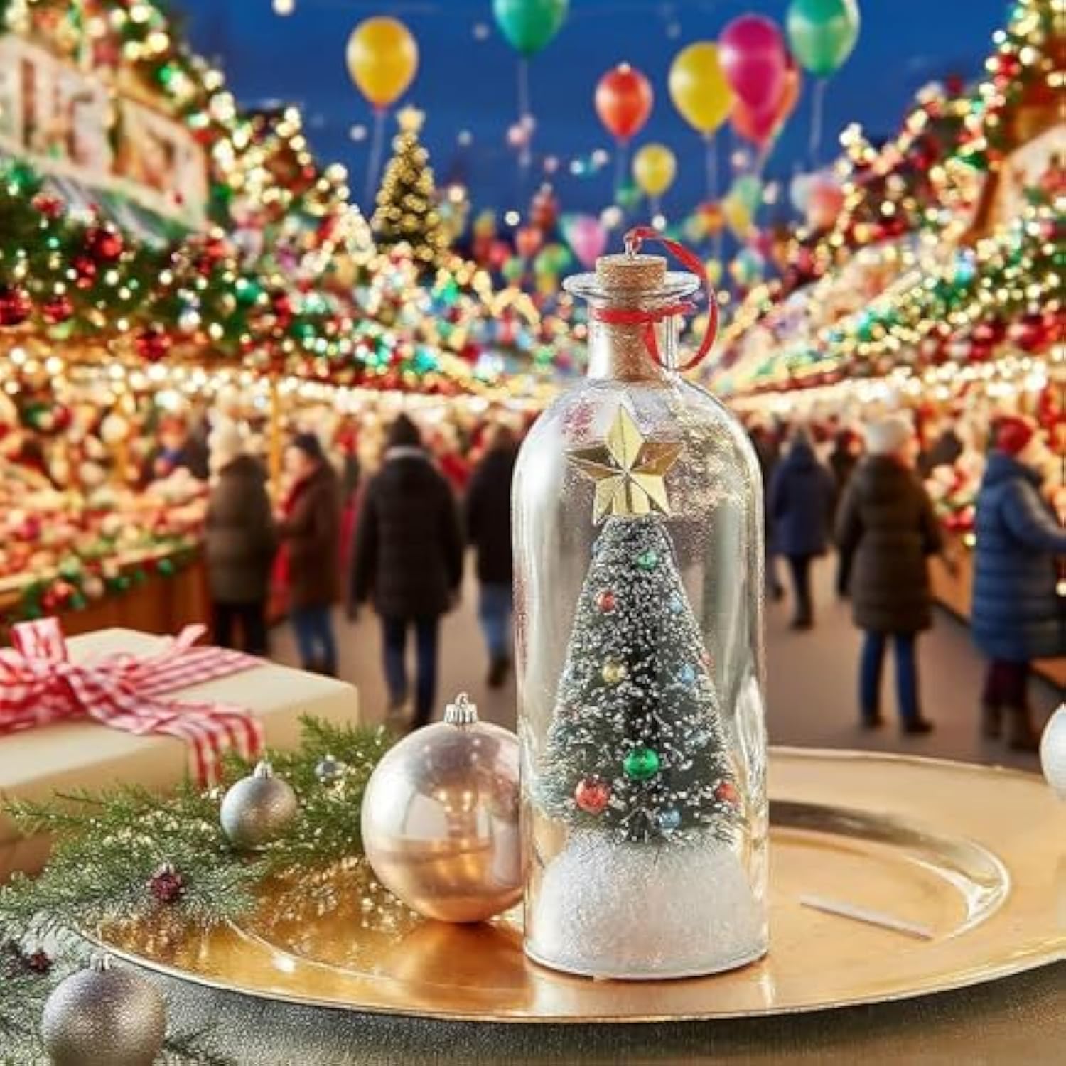 Mr. Santa's Message in a Bottle Christmas Tree