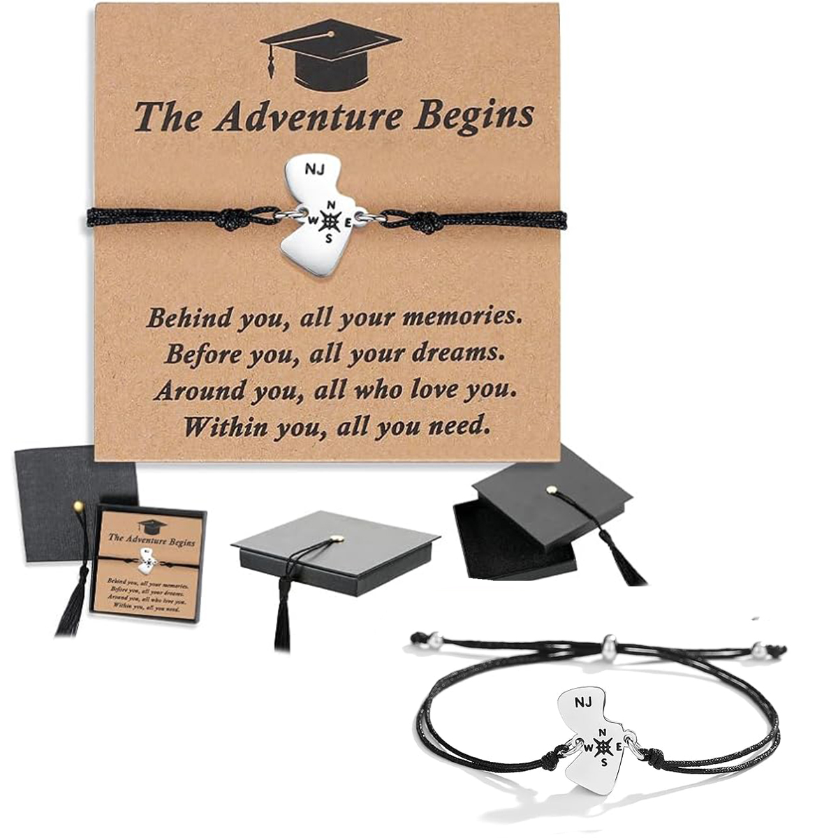 Graduation Memorial Bracelet Gift Box-The Best Graduation Gift