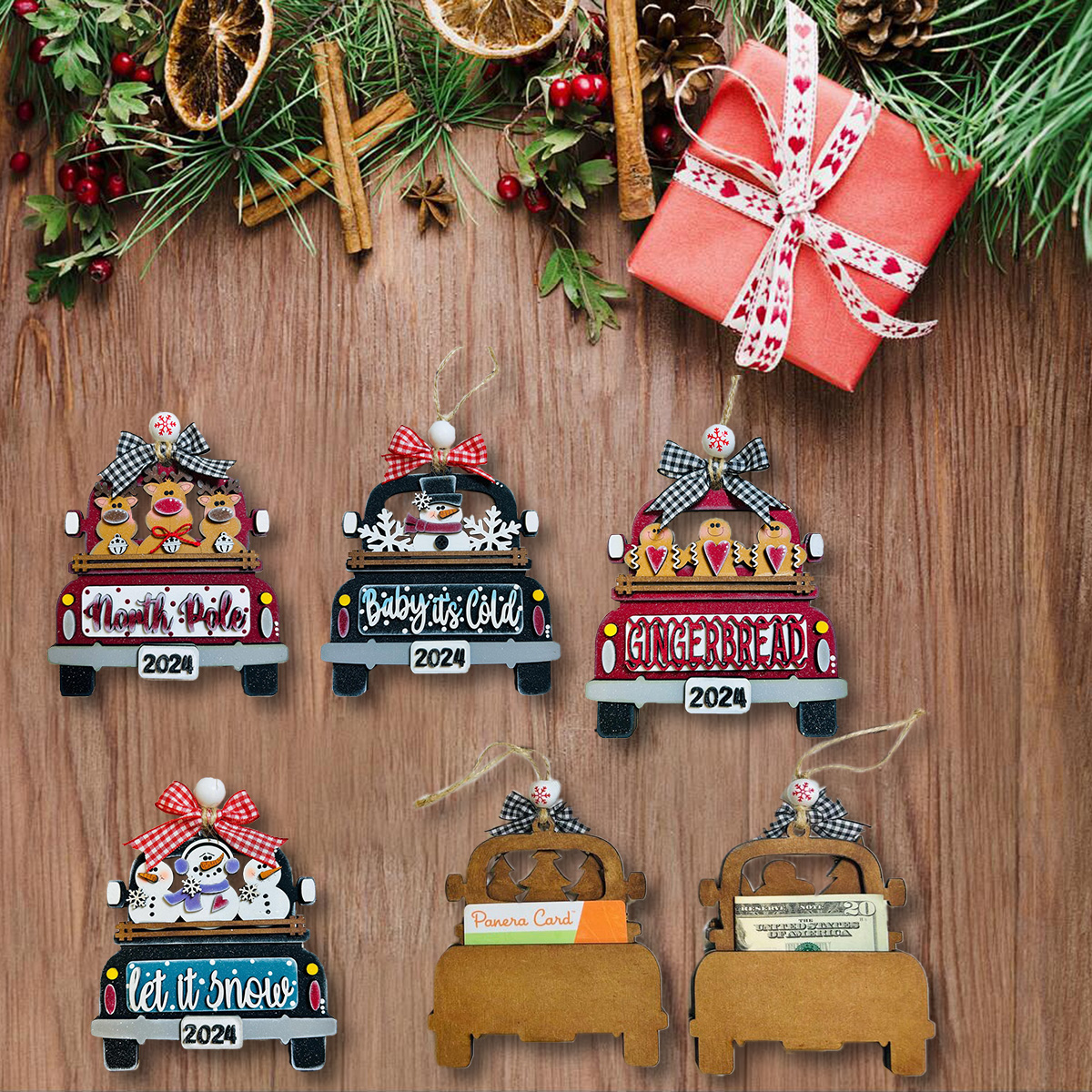 🎅2024 Christmas Gift--💸Christmas Money Holders And Gift Card Holder Gift