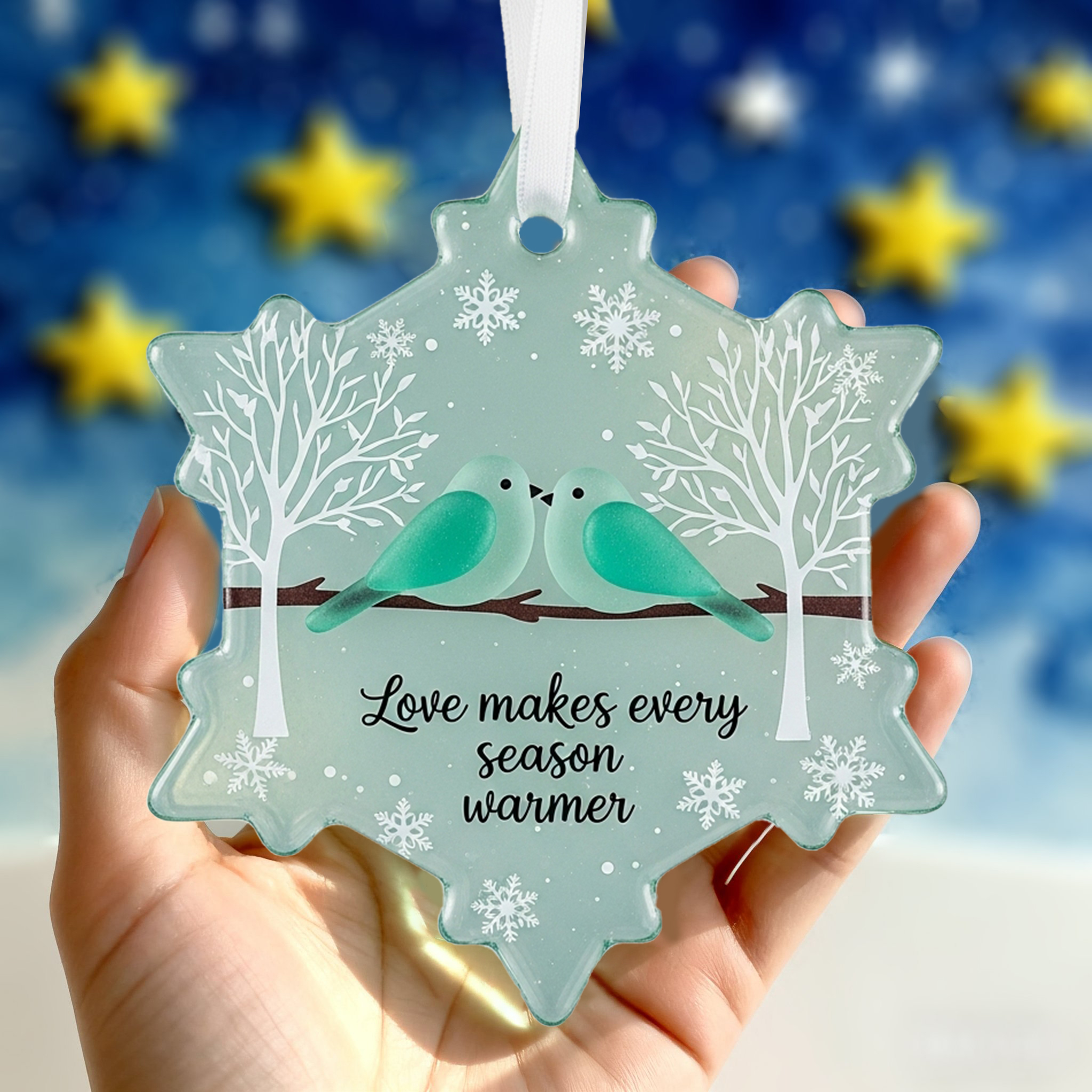 🌊Last Day 49% Off - Handmade Sea Glass Christmas Decorations
