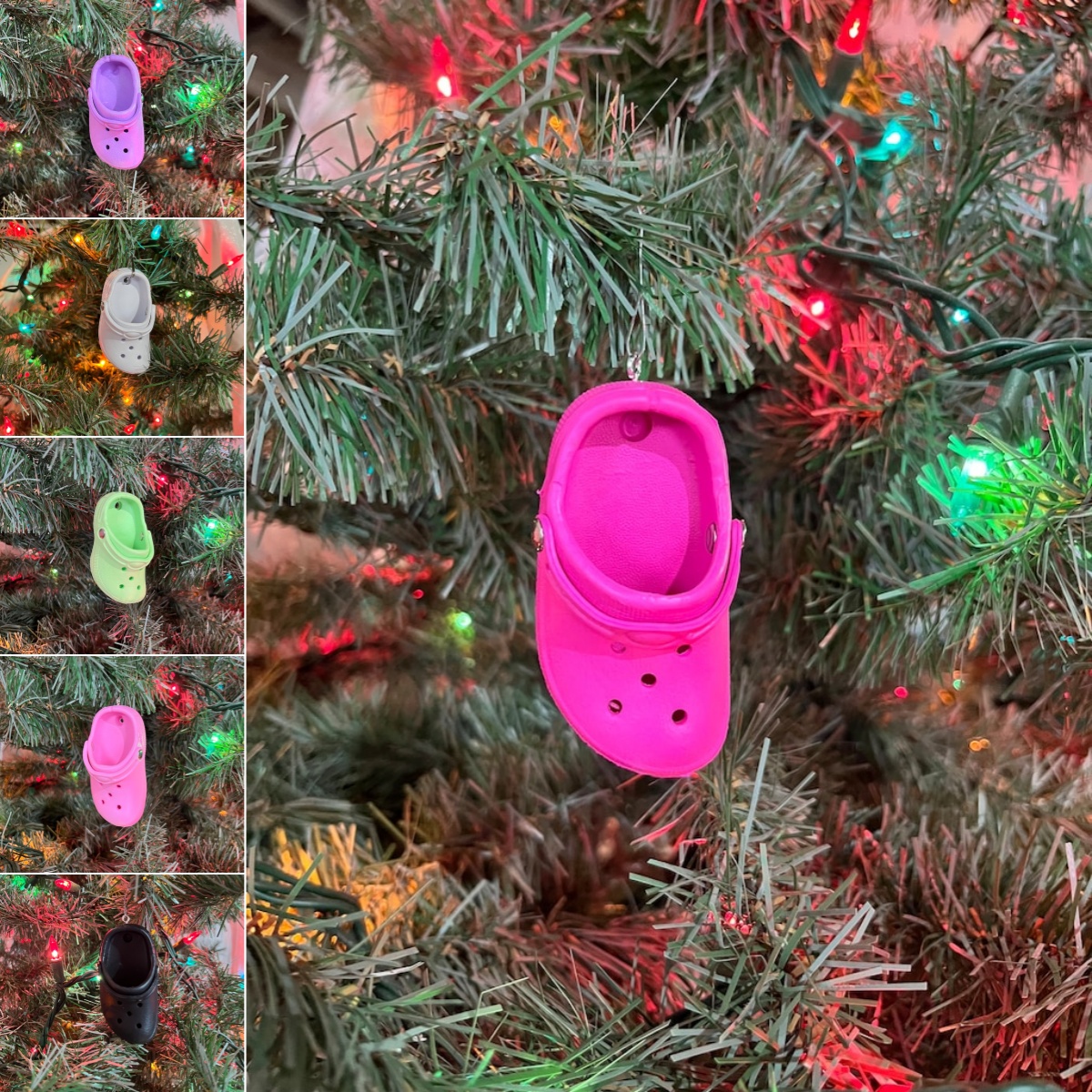 Mini Croc Christmas Ornament 