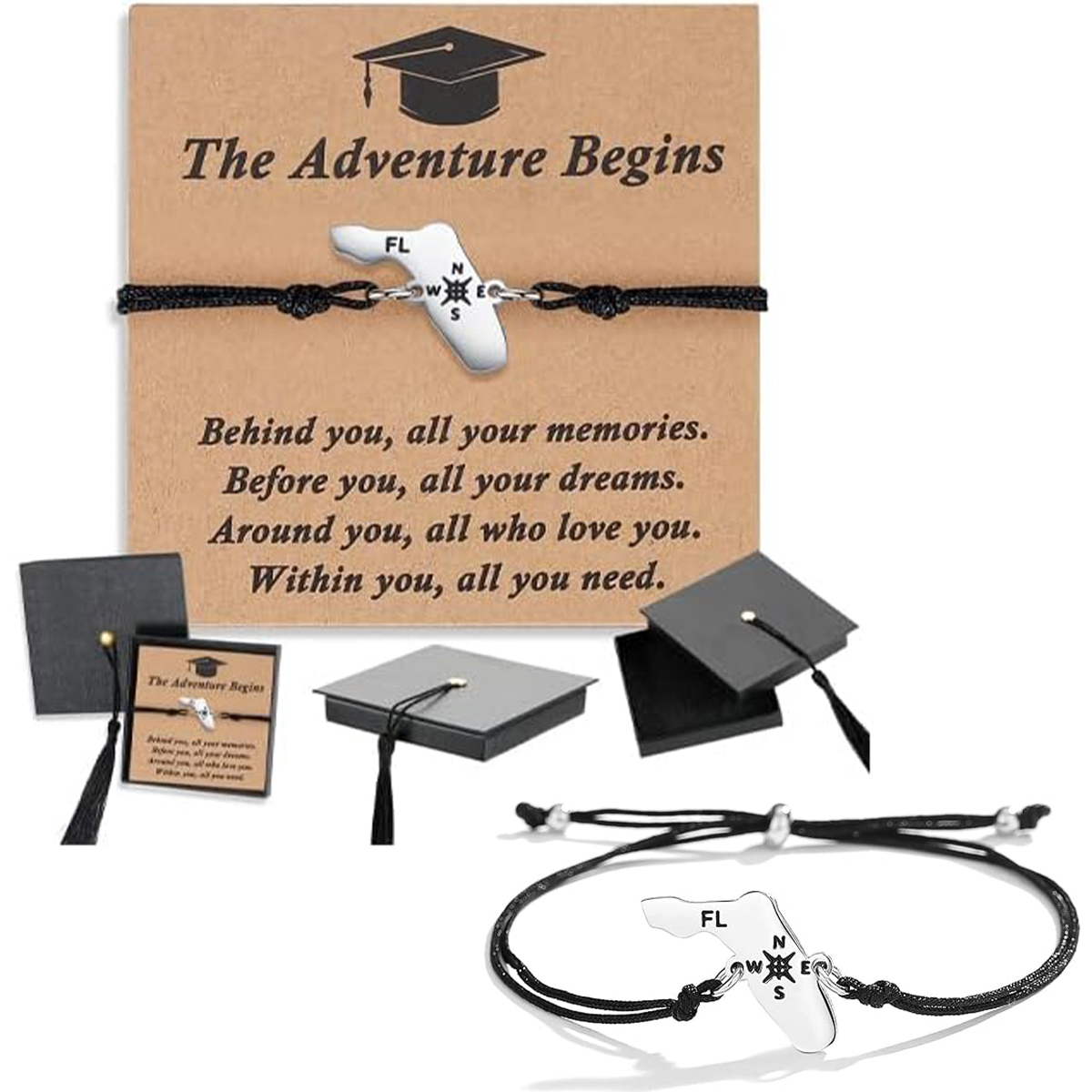 Graduation Memorial Bracelet Gift Box-The Best Graduation Gift