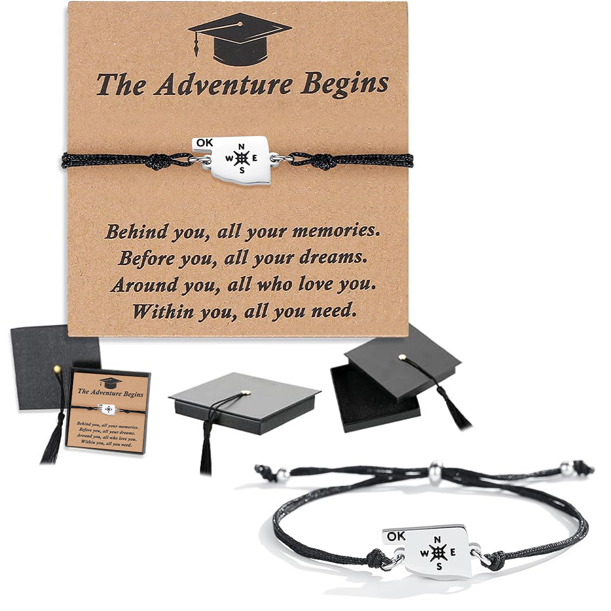 Graduation Memorial Bracelet Gift Box-The Best Graduation Gift