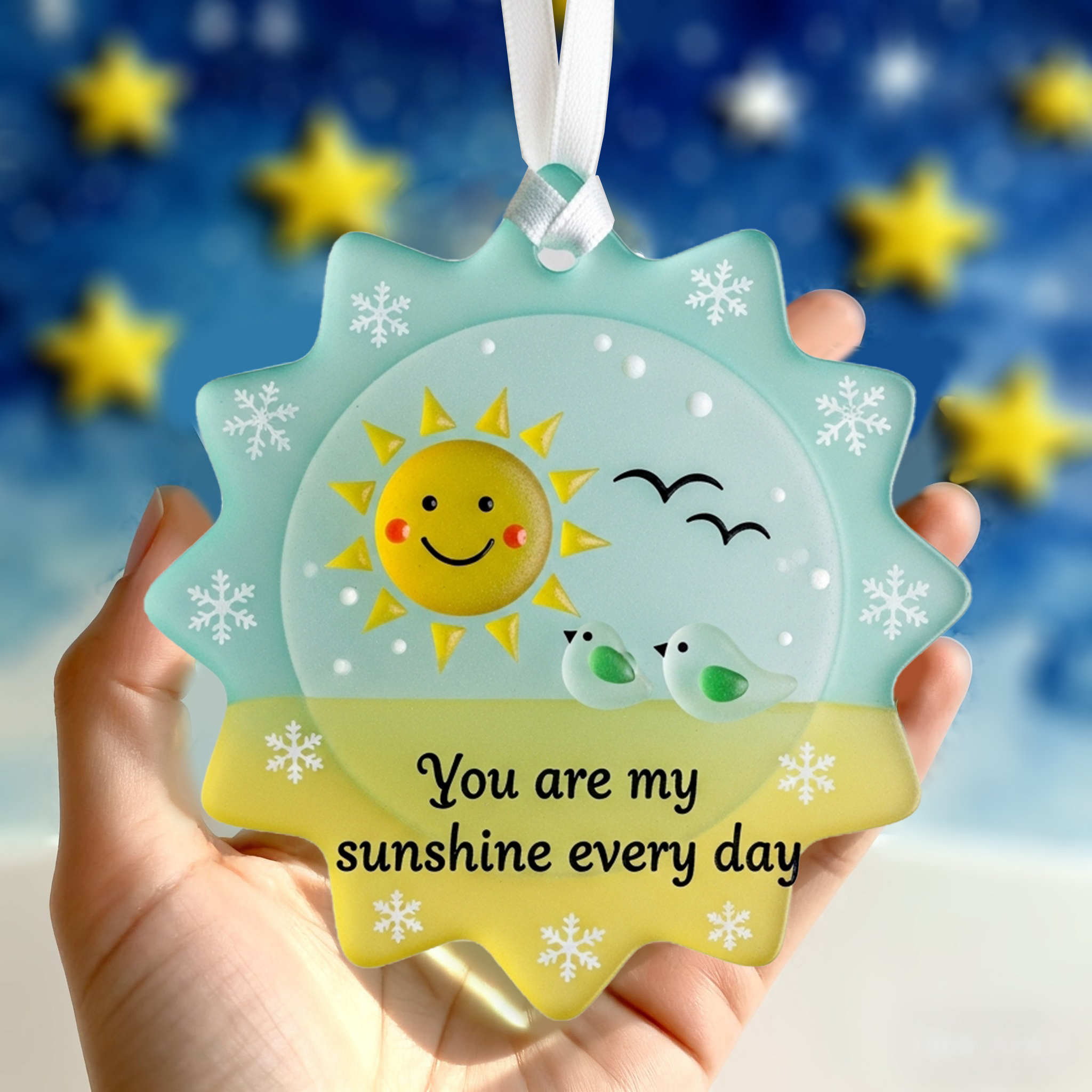 🌊Last Day 49% Off - Handmade Sea Glass Christmas Decorations