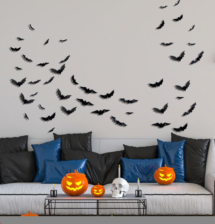 Halloween 3D Lighted Bats