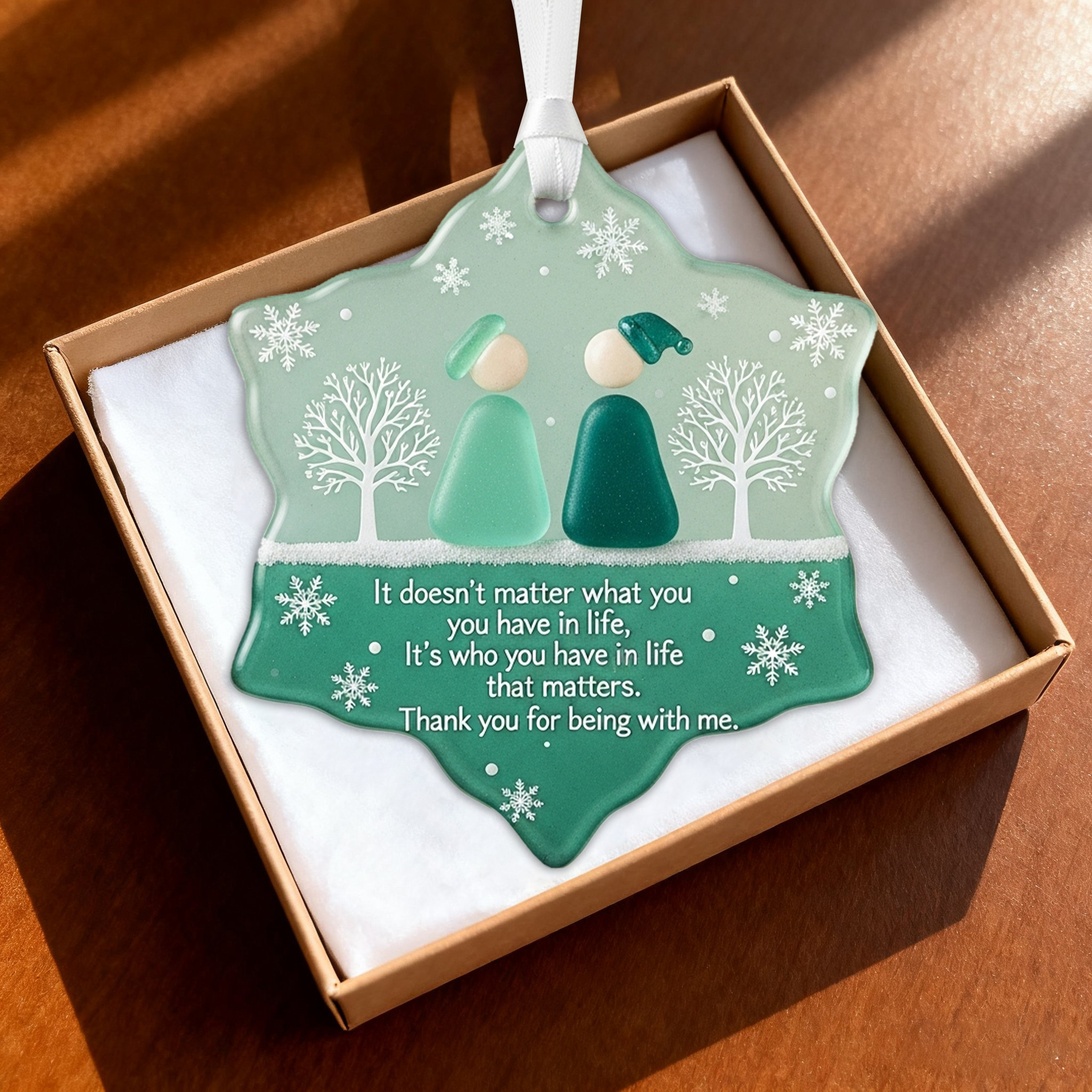 🌊Last Day 49% Off - Handmade Sea Glass Christmas Decorations