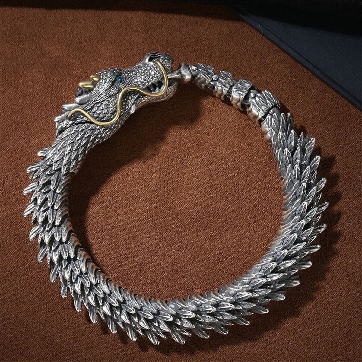 🔥Handmade vintage dragon bracelet