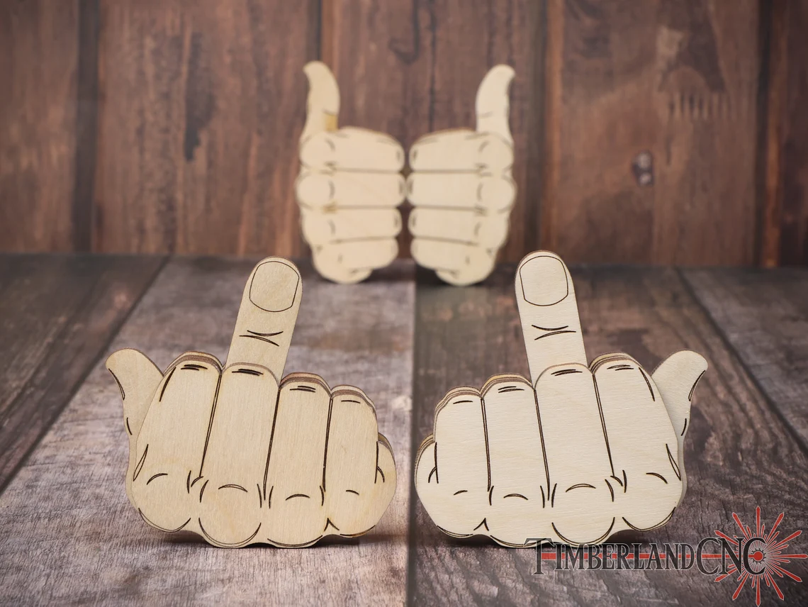 Automatic Flip Off Middle Finger