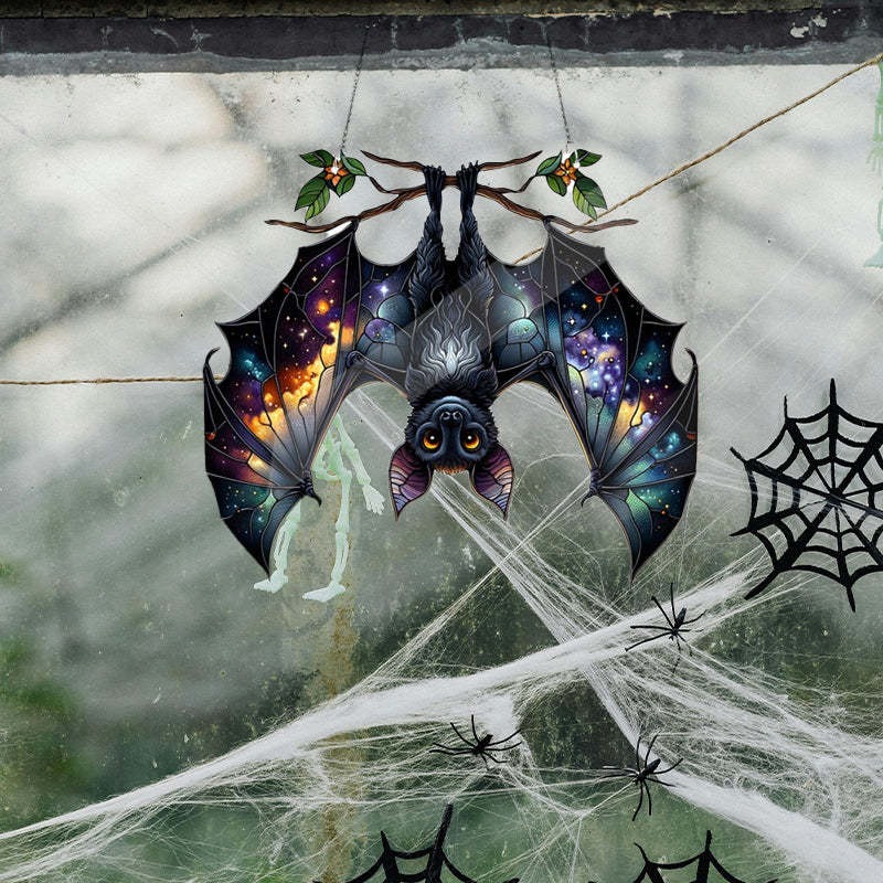 Bat Gothic Window Hanging