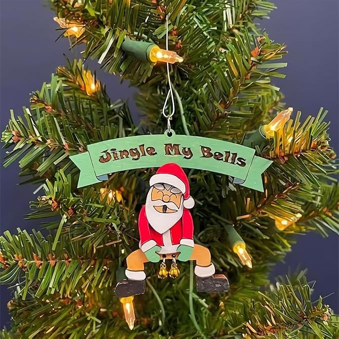 Funny Christmas Hanging Ornament-Jingle My Bells