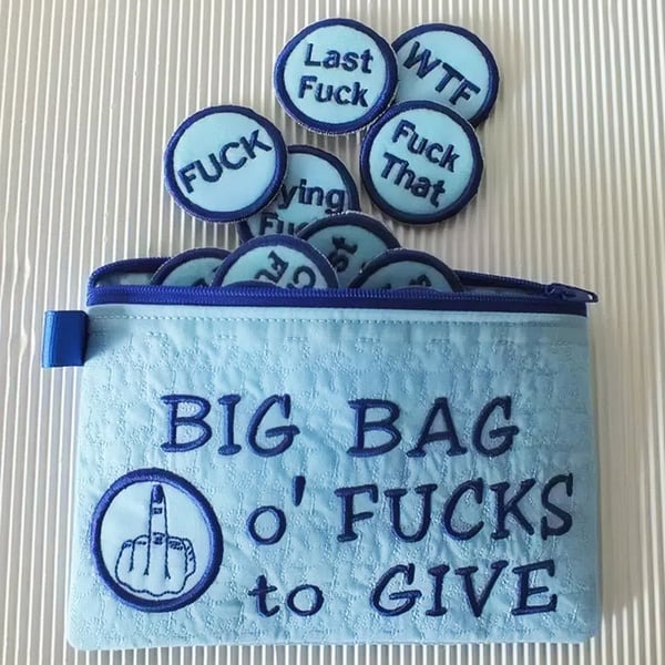 Big Bag of F*cks to Give Zipper Pouch (🎁BUY 3 GET 1 FREE)