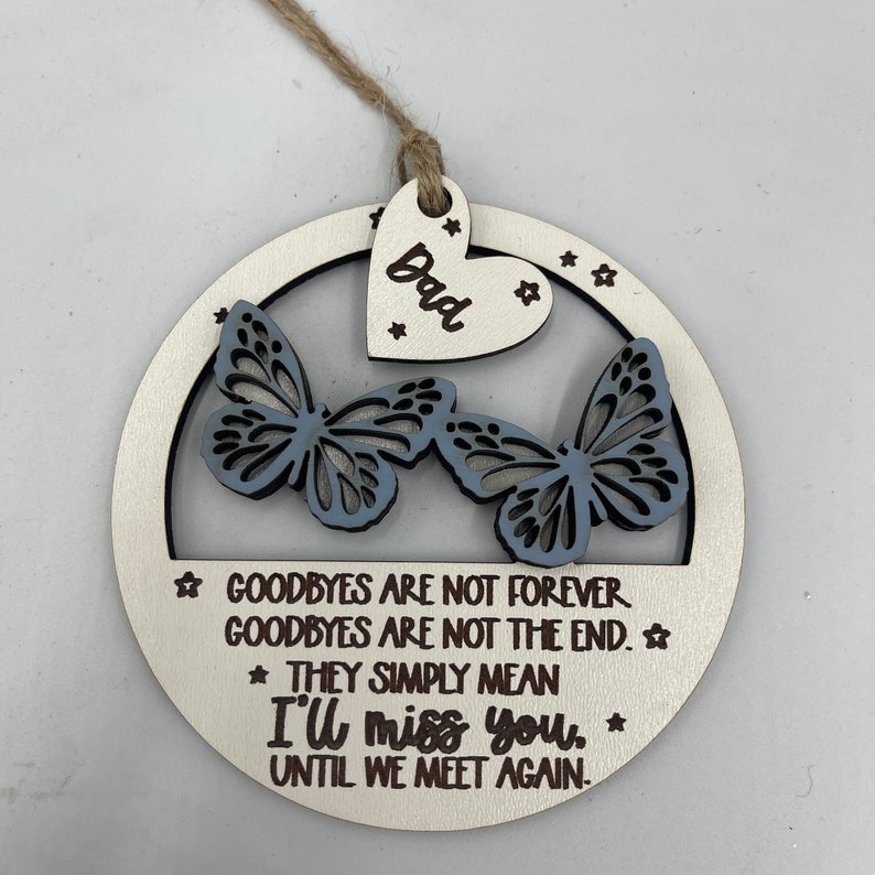 Butterfly Memorial Ornament