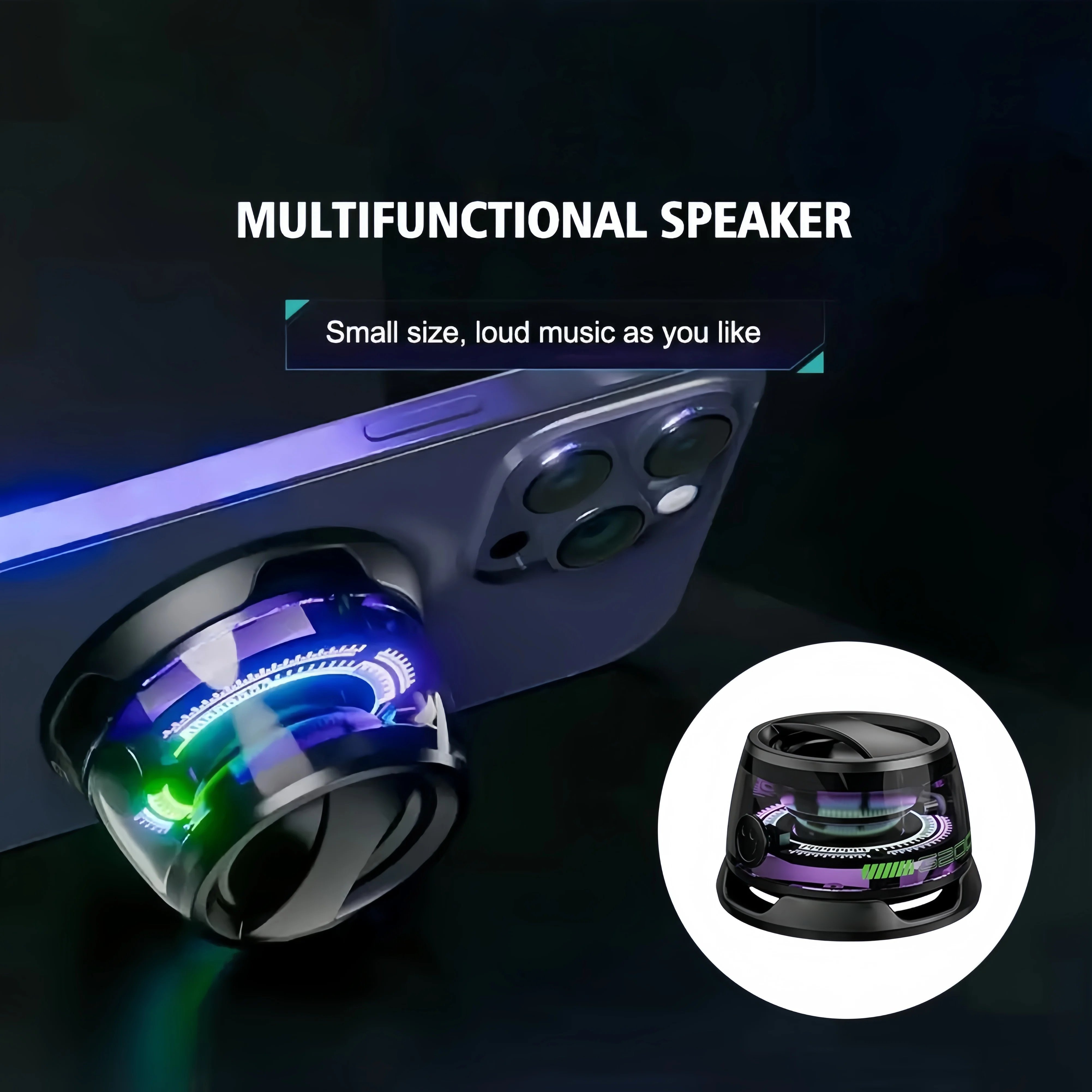 Multifunctional Magnetic Bluetooth Speaker