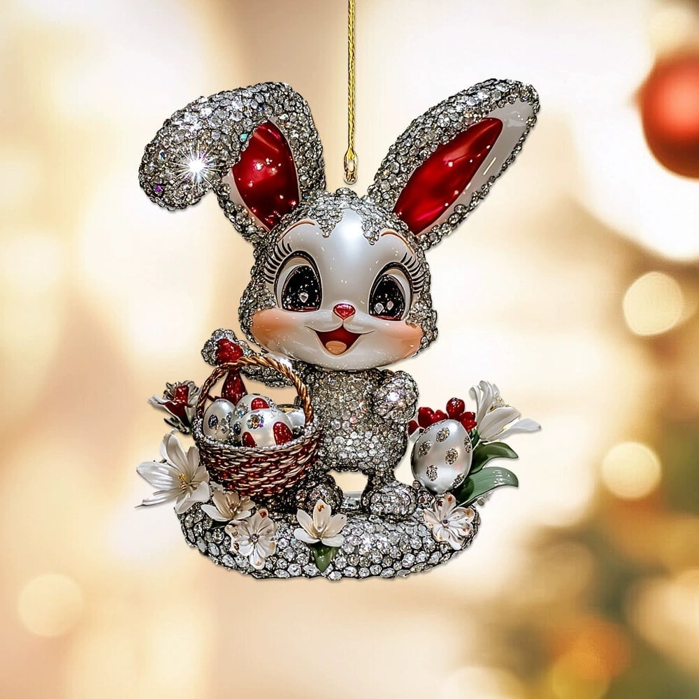 🐰🌸Easter Rabbit Ornament