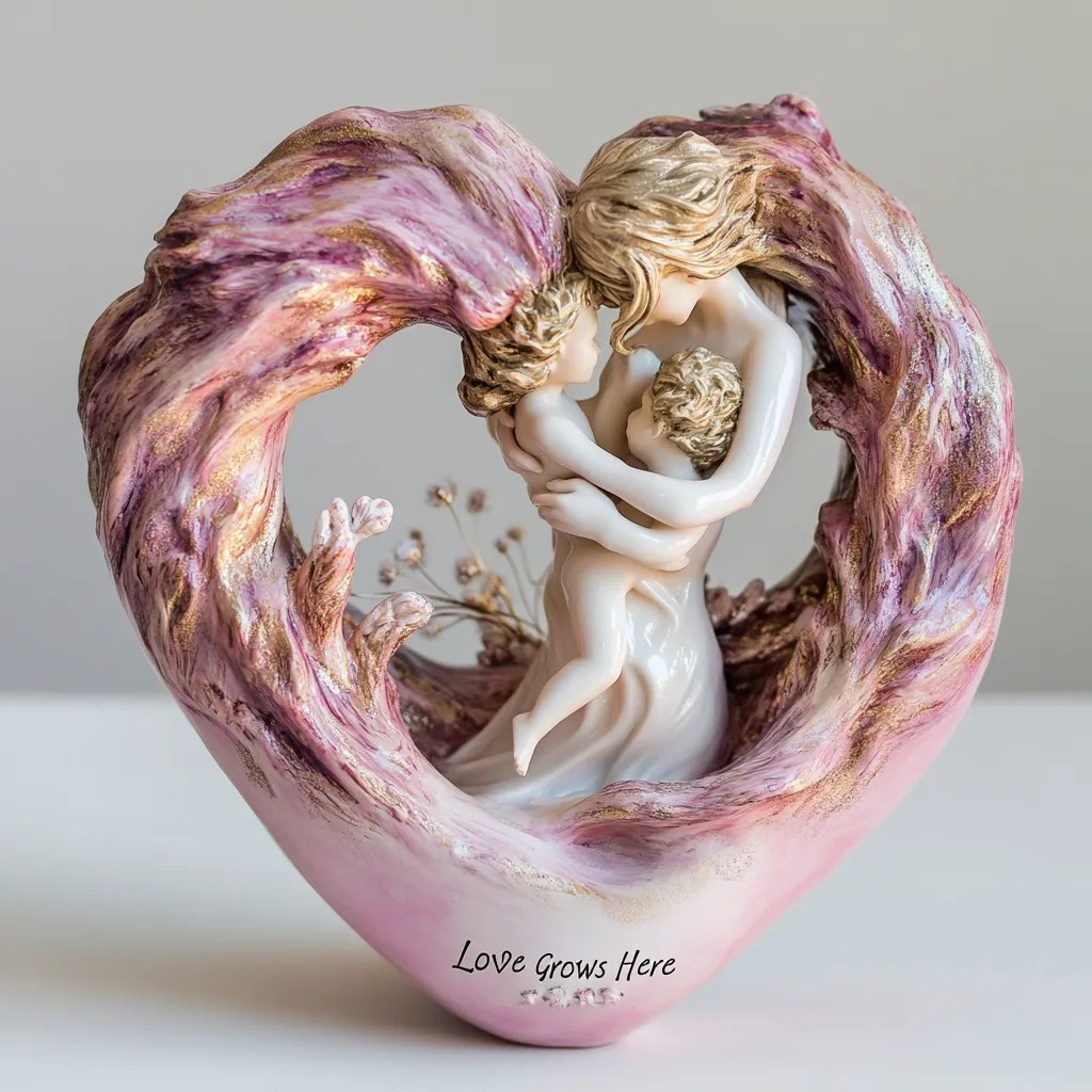 Cherished Mother - Child Embrace: A Timeless Tribute for Mother’s Day