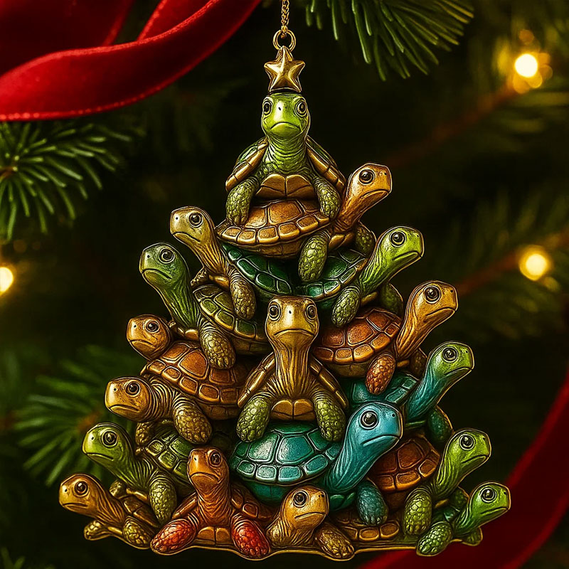 Sea Turtle Christmas Ornament
