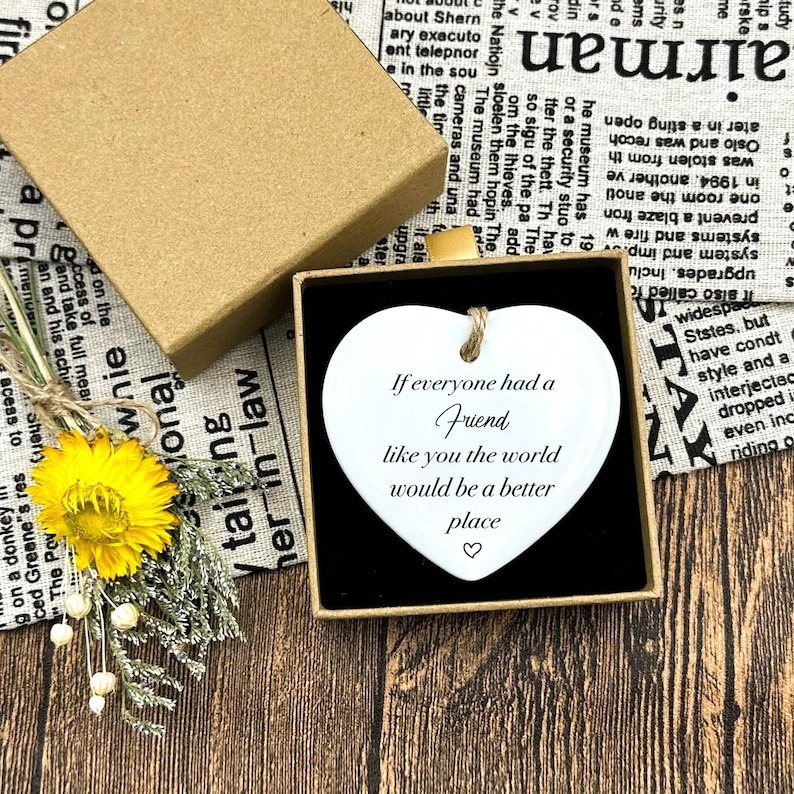Never Forget The Difference You Make Plaque Heart Gift