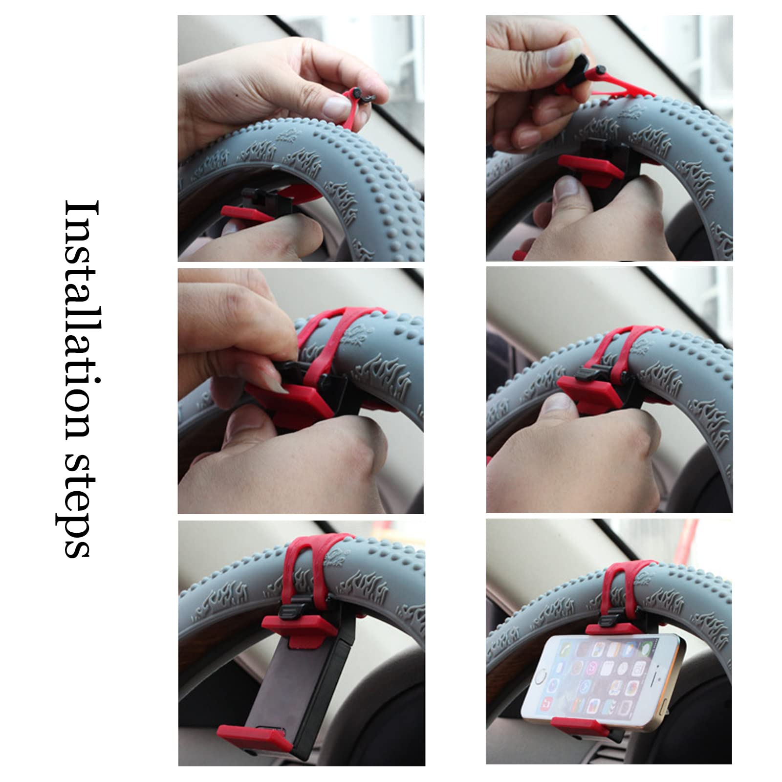 Car Steering Wheel Phone Mount