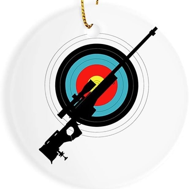 Target Shooting Ornament